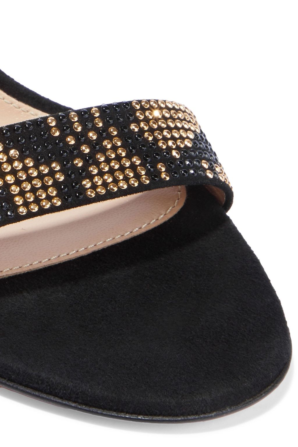 GIANVITO ROSSI Ronnie 105 studded suede sandals