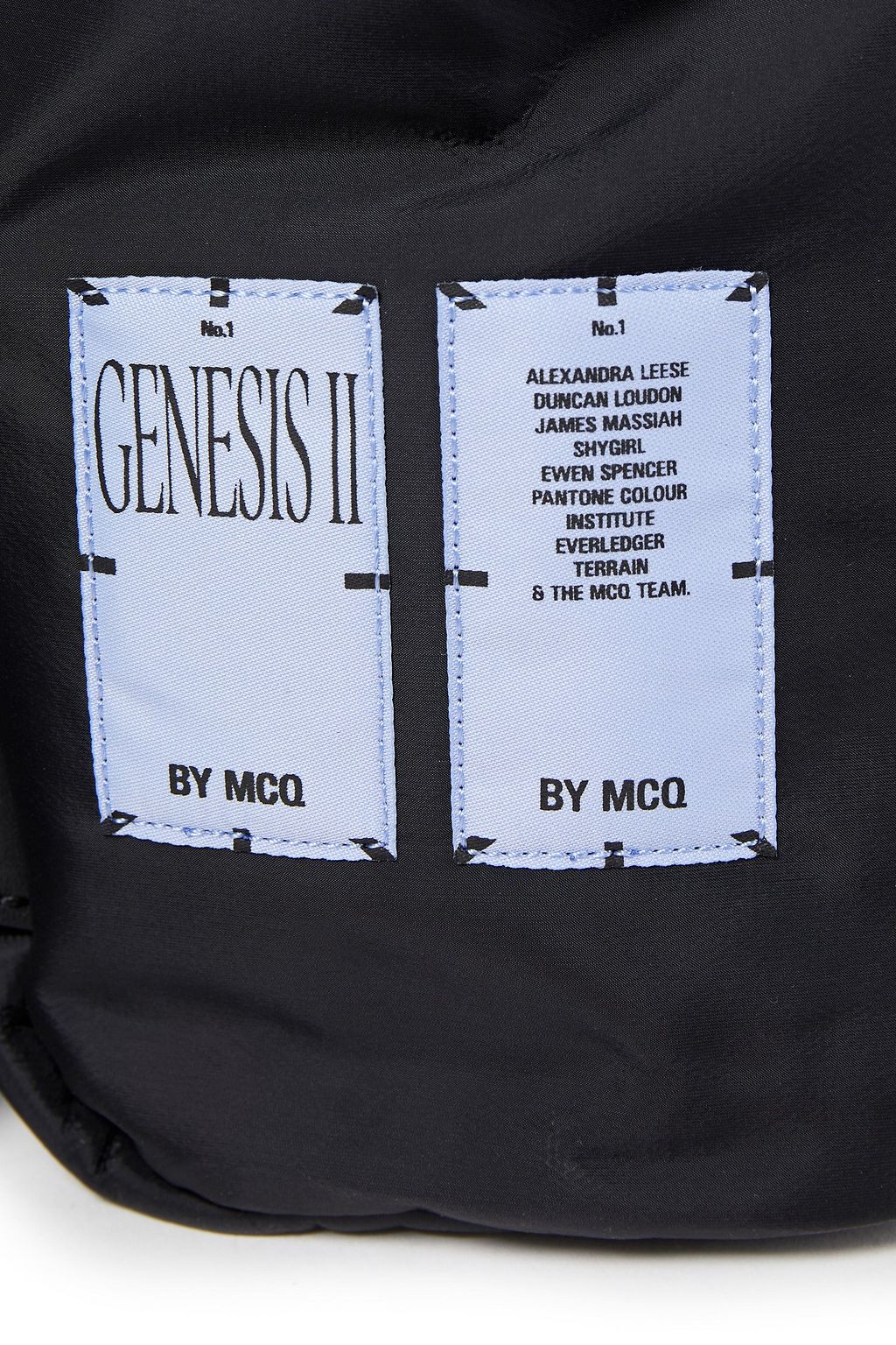 MCQ ALEXANDER MCQUEEN Genesis II embroidered printed shell backpack