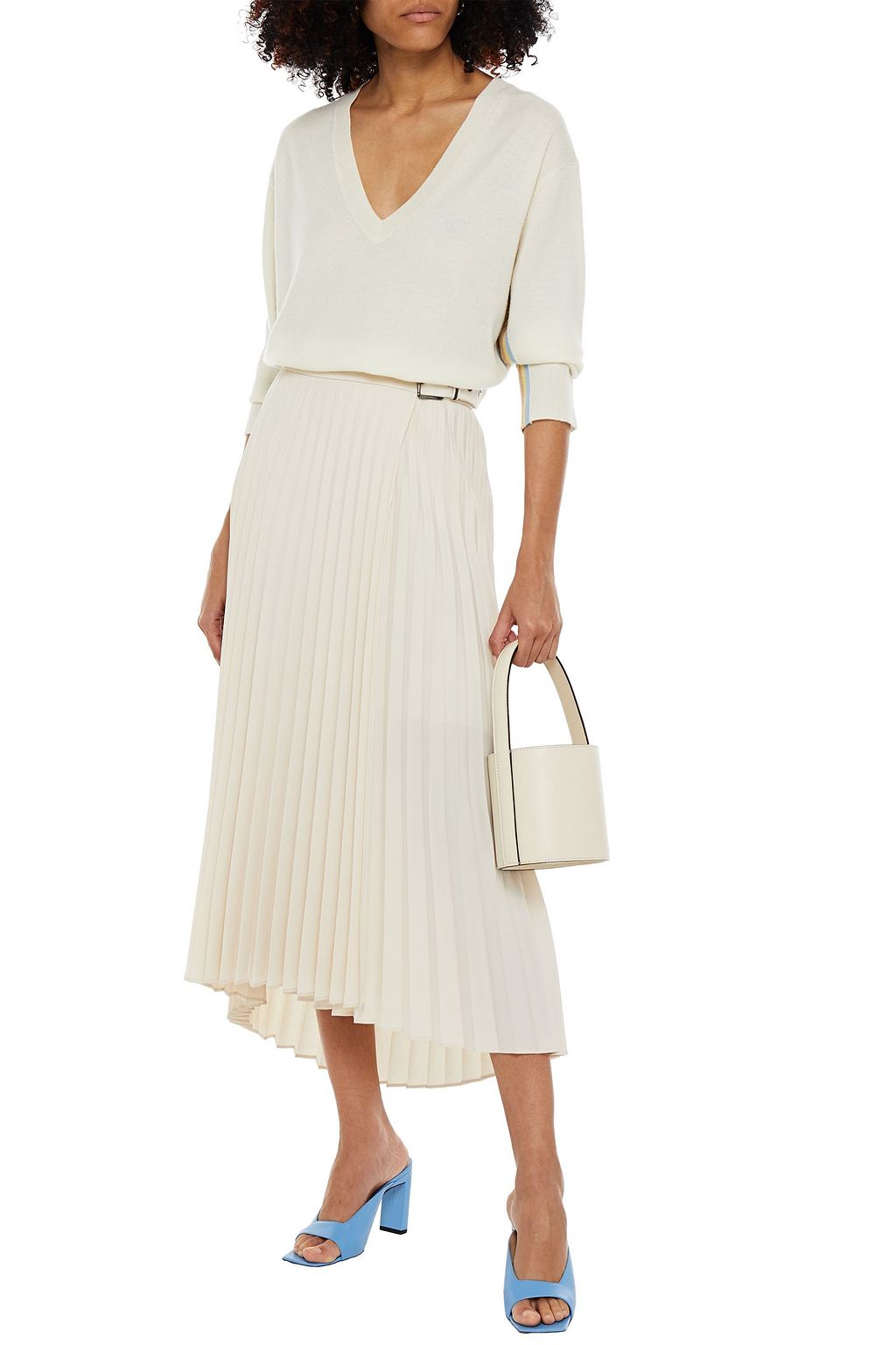 CHINTI & PARKER Striped wool and cashmere-blend sweater