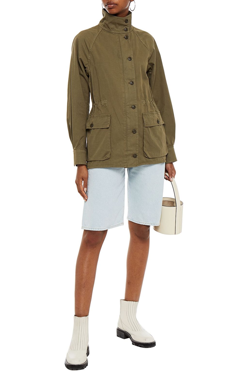 RAG & BONE Mazie Jacke aus Baumwoll-Gabardine