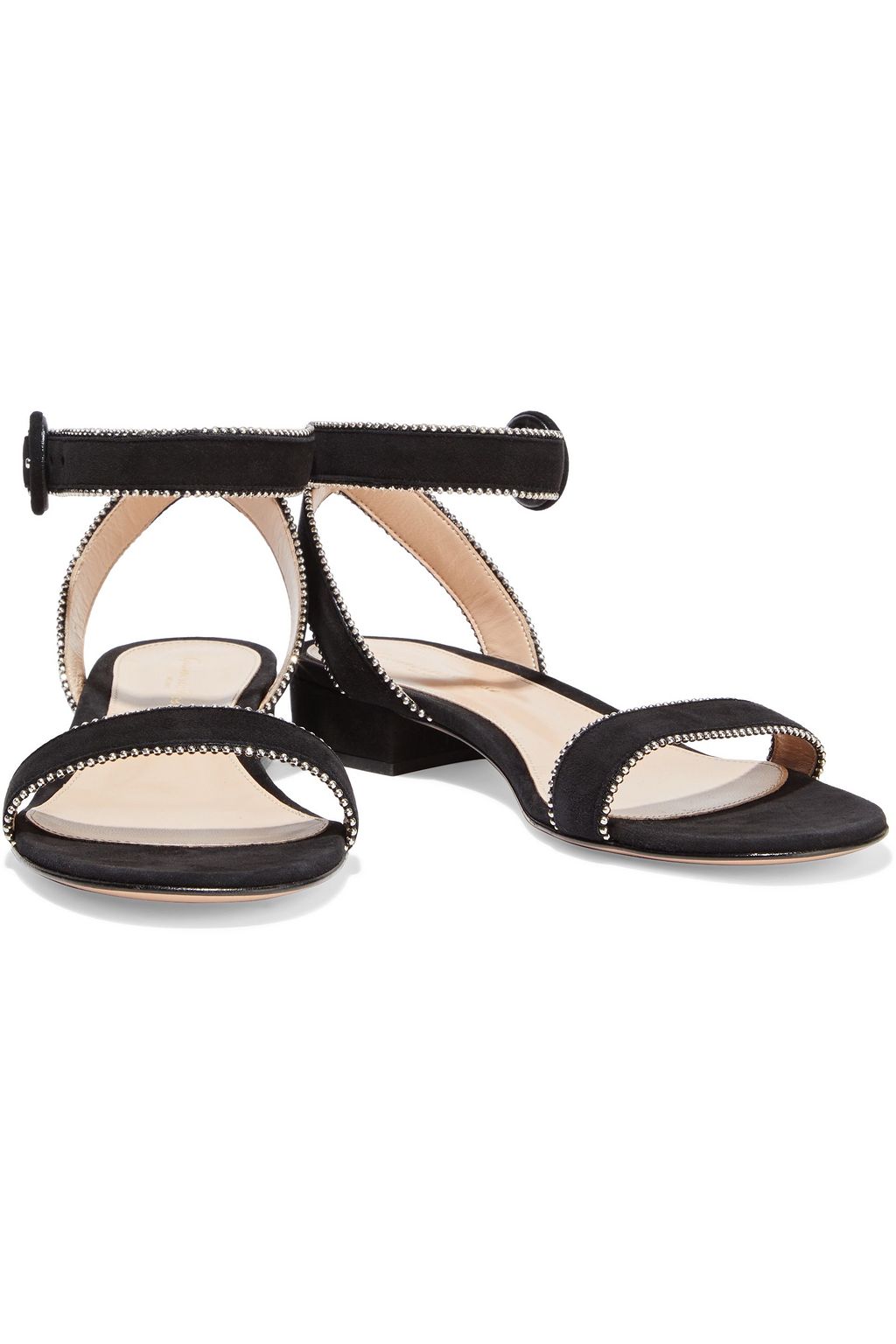 GIANVITO ROSSI Kacy bead-embellished suede sandals