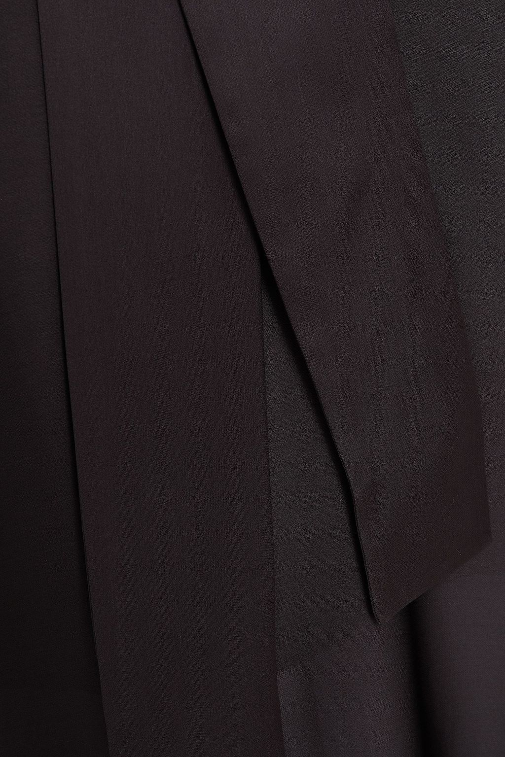 I.D. SARRIERI Belted silk-satin midi skirt
