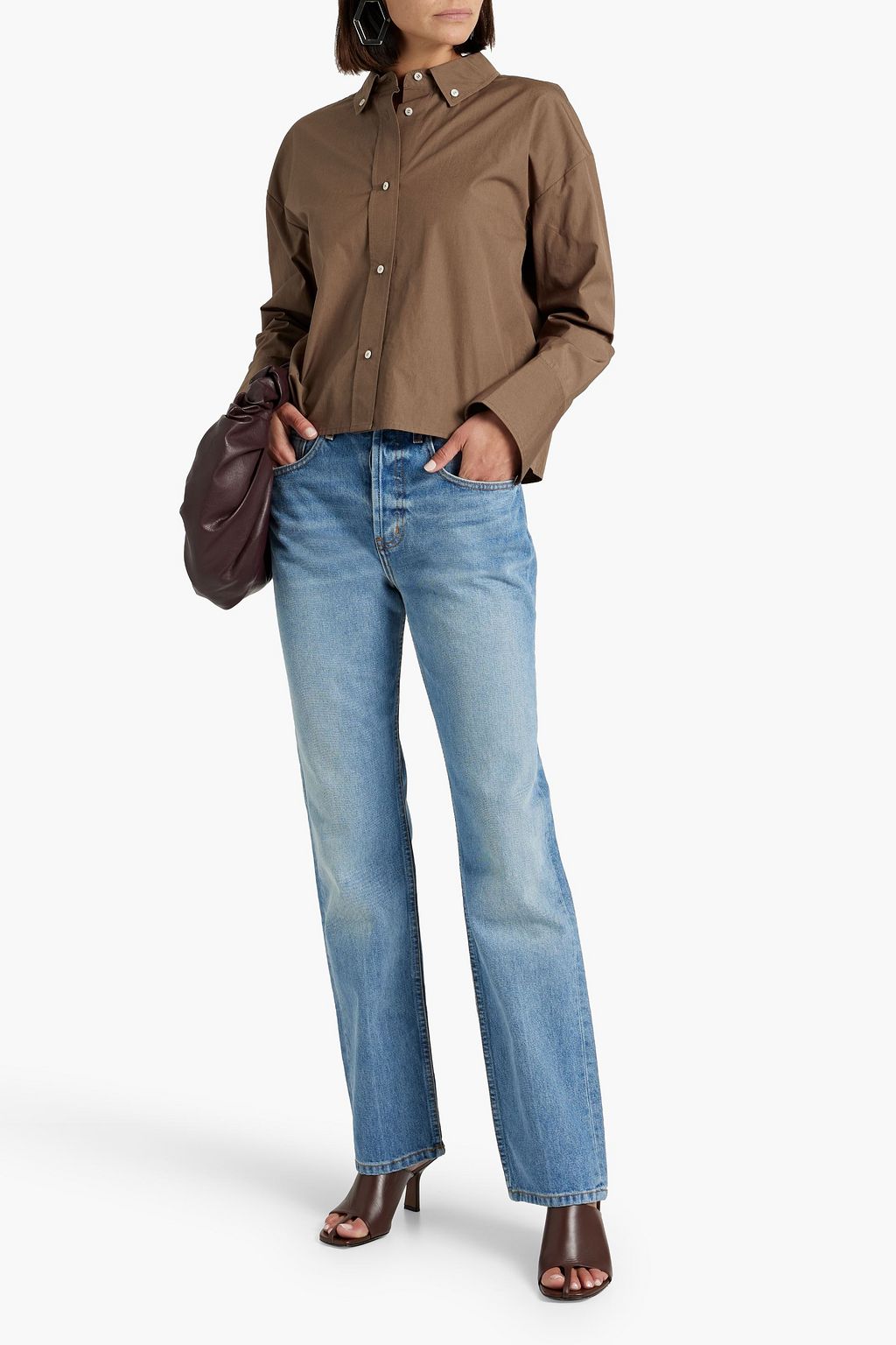 B SIDES Marcel high-rise straight-leg jeans