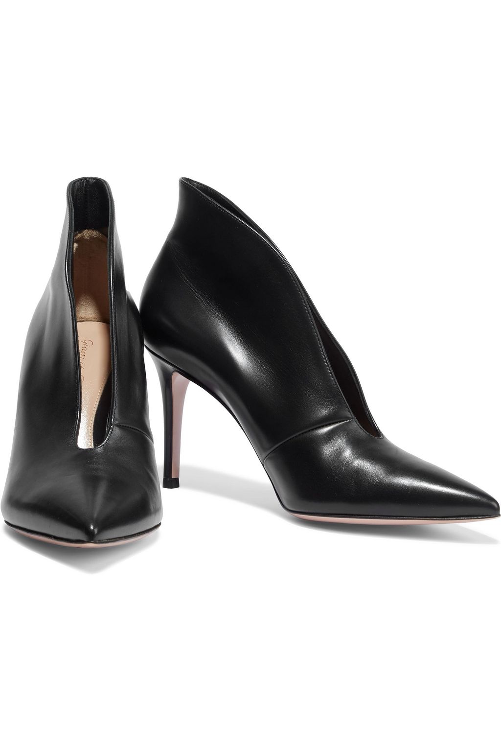 GIANVITO ROSSI Vania leather ankle boots