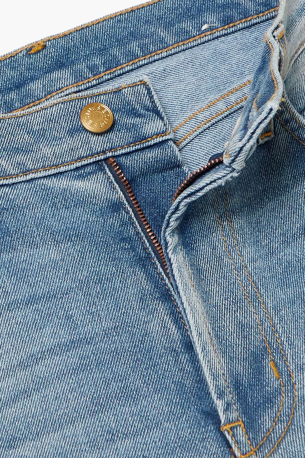 B SIDES Field mid-rise kick-flare jeans
