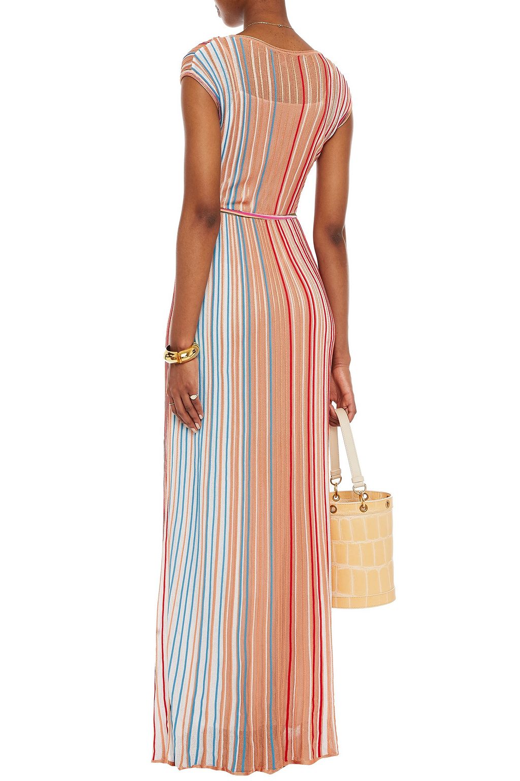 M MISSONI Ribbed crochet-knit maxi dress