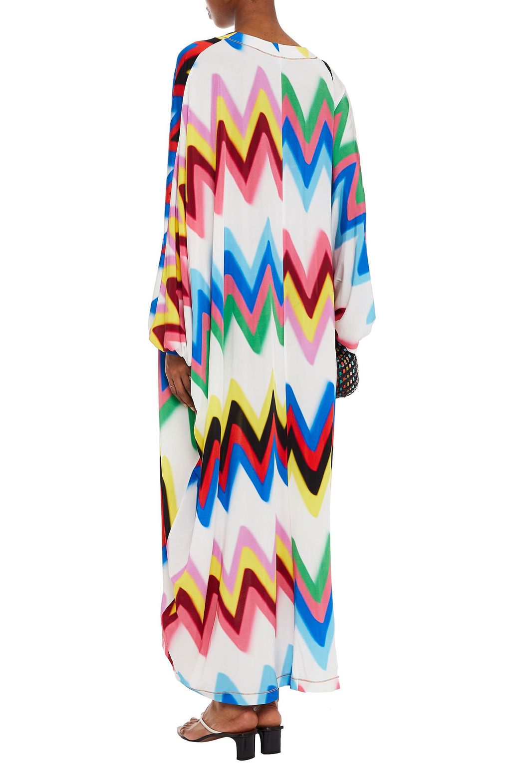 M MISSONI Oversized printed stretch-jersey kaftan