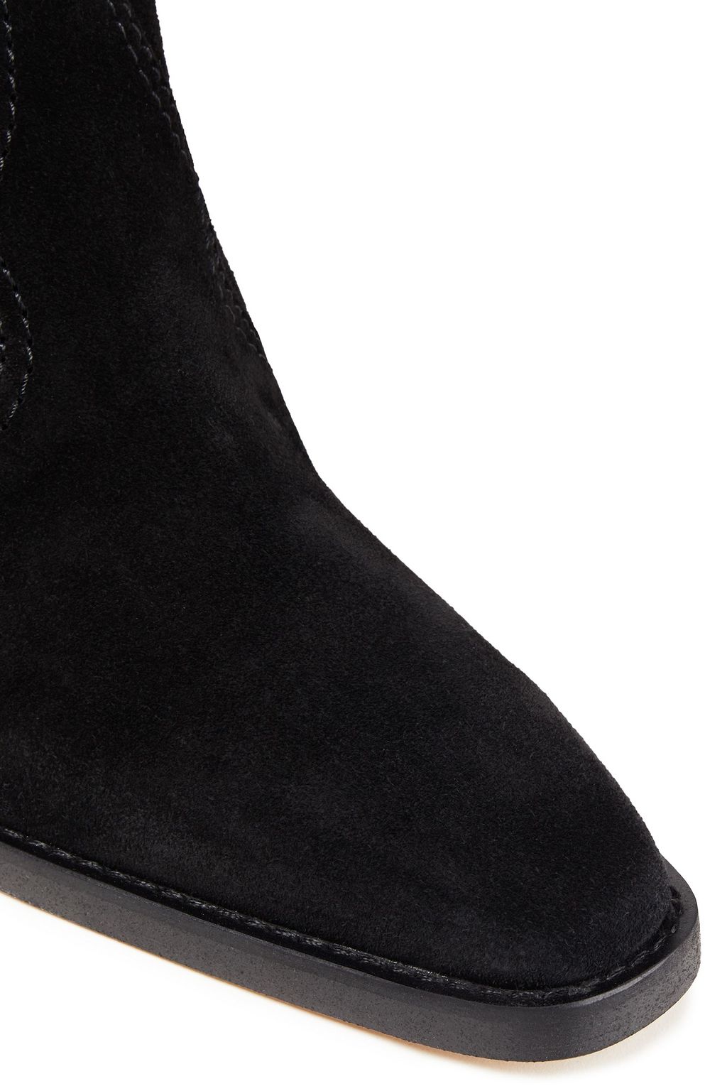 GANNI Suede knee boots