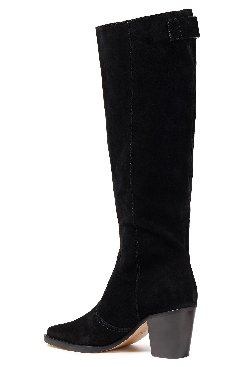 GANNI Suede knee boots