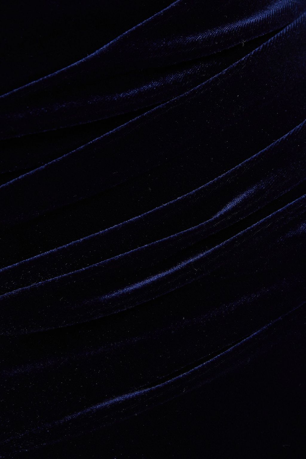 TALBOT RUNHOF Open-back draped velvet gown