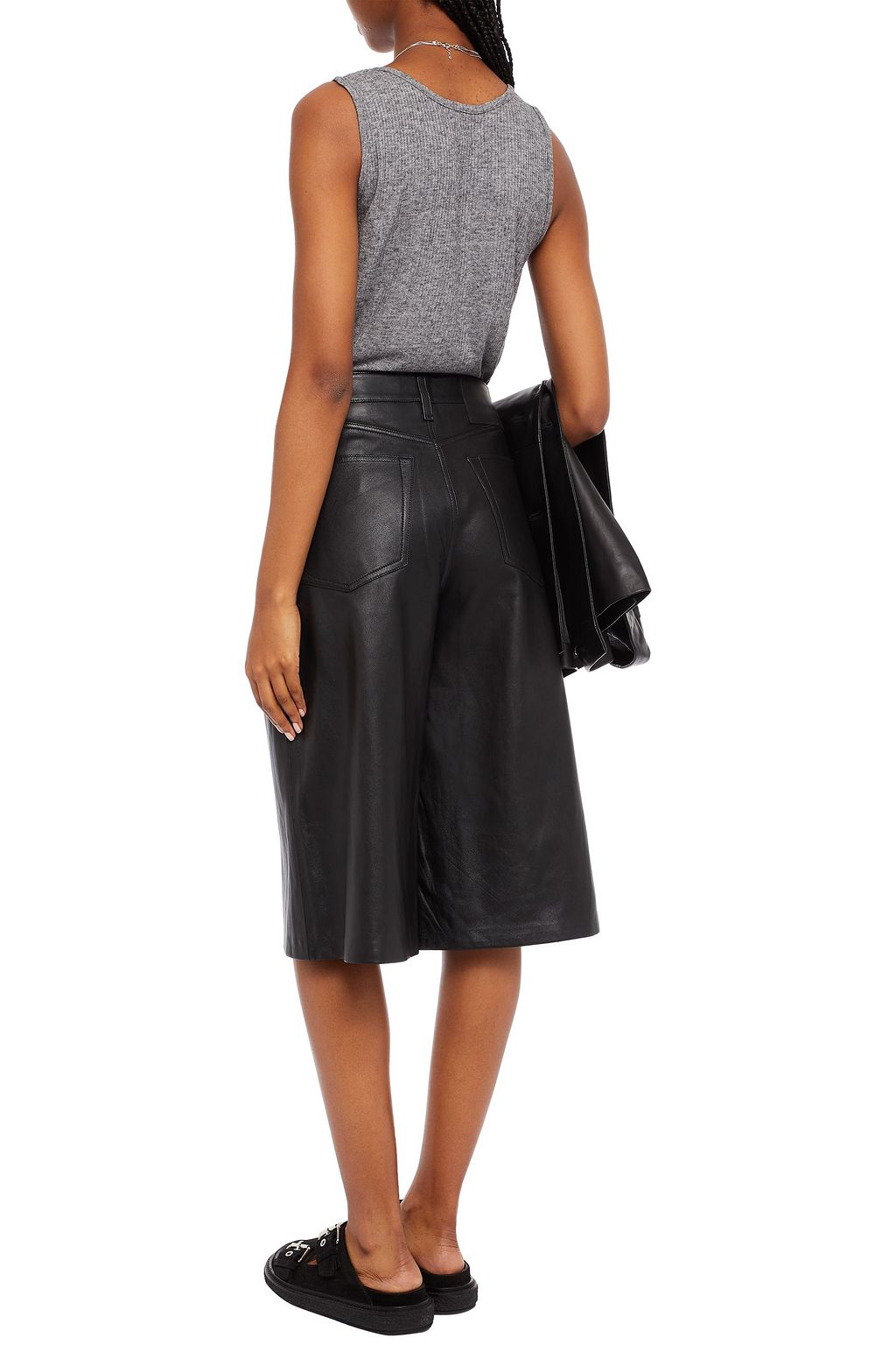 LOULOU STUDIO Ribbed jersey top