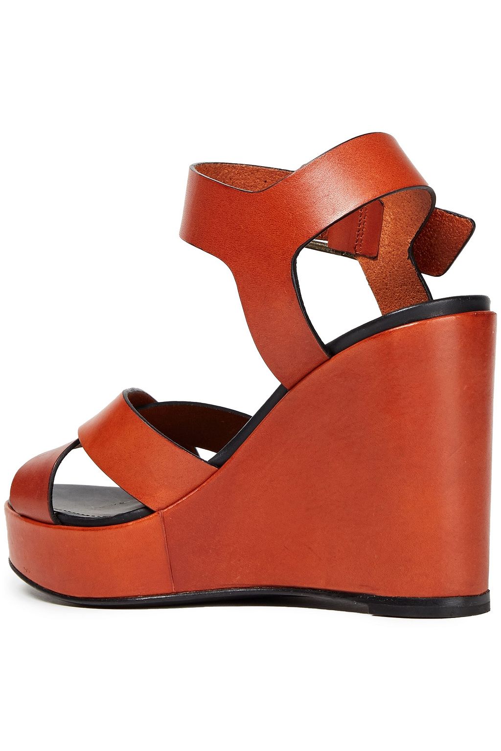 BA&SH Celma leather wedge sandals