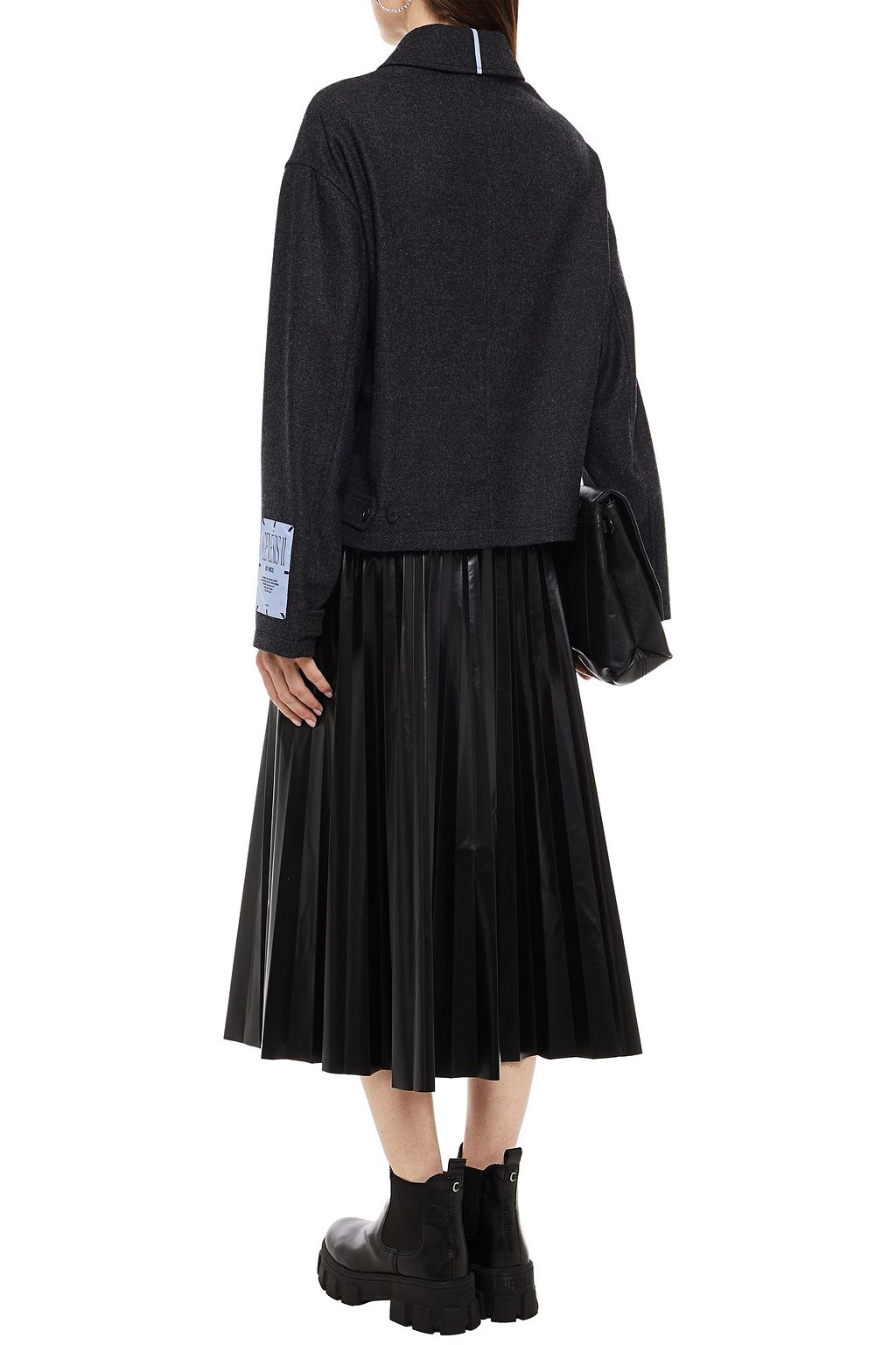 MCQ ALEXANDER MCQUEEN Appliquéd wool-felt jacket