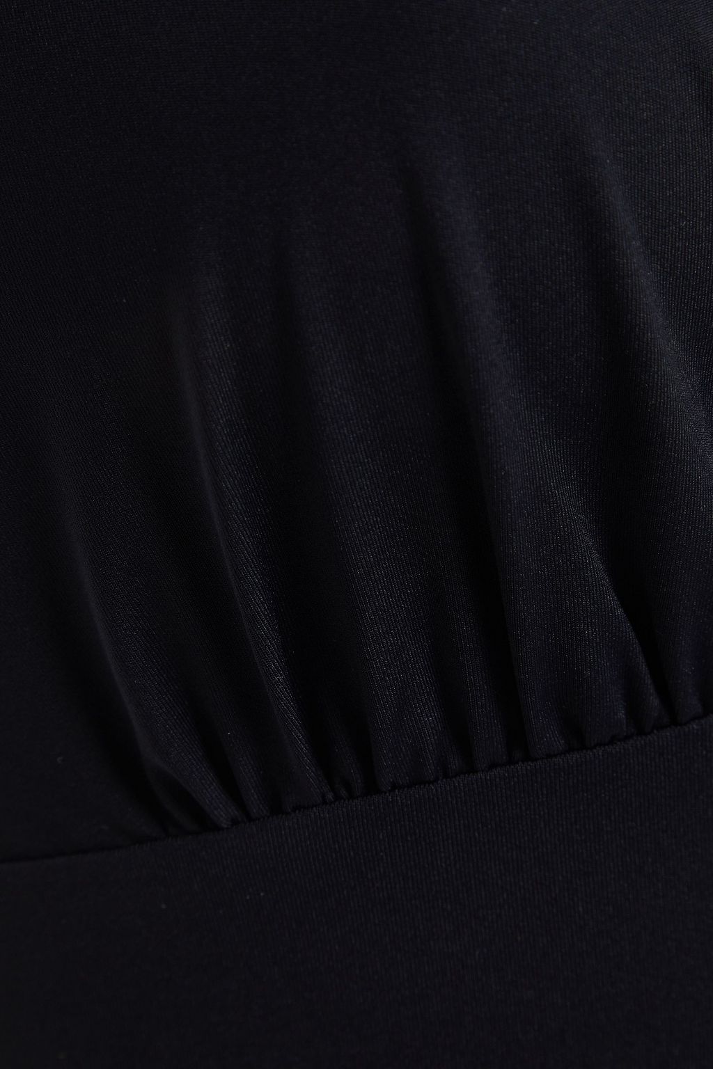 I.D. SARRIERI Tulle-paneled halterneck swimsuit