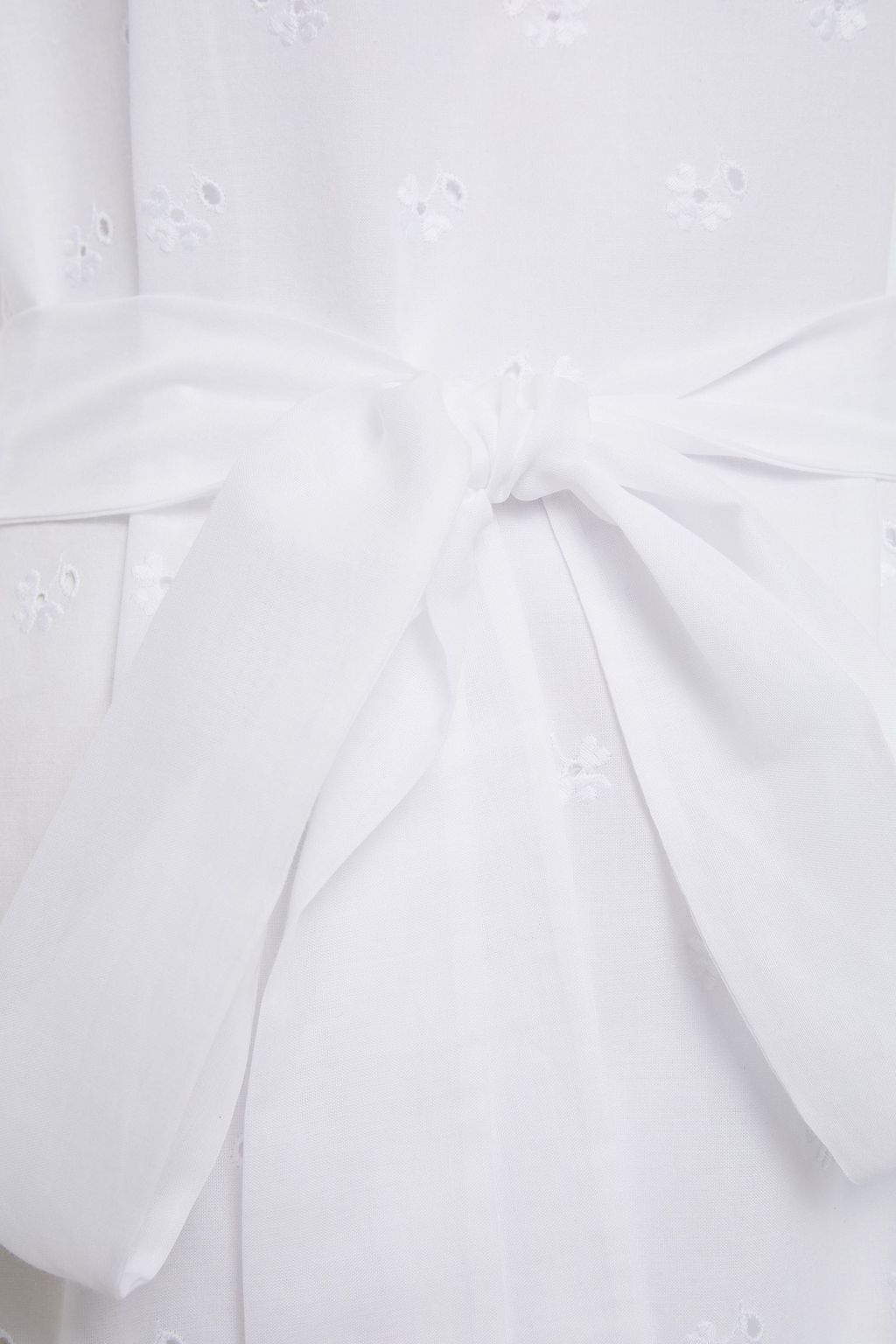 I.D. SARRIERI Broderie anglaise cotton maxi dress