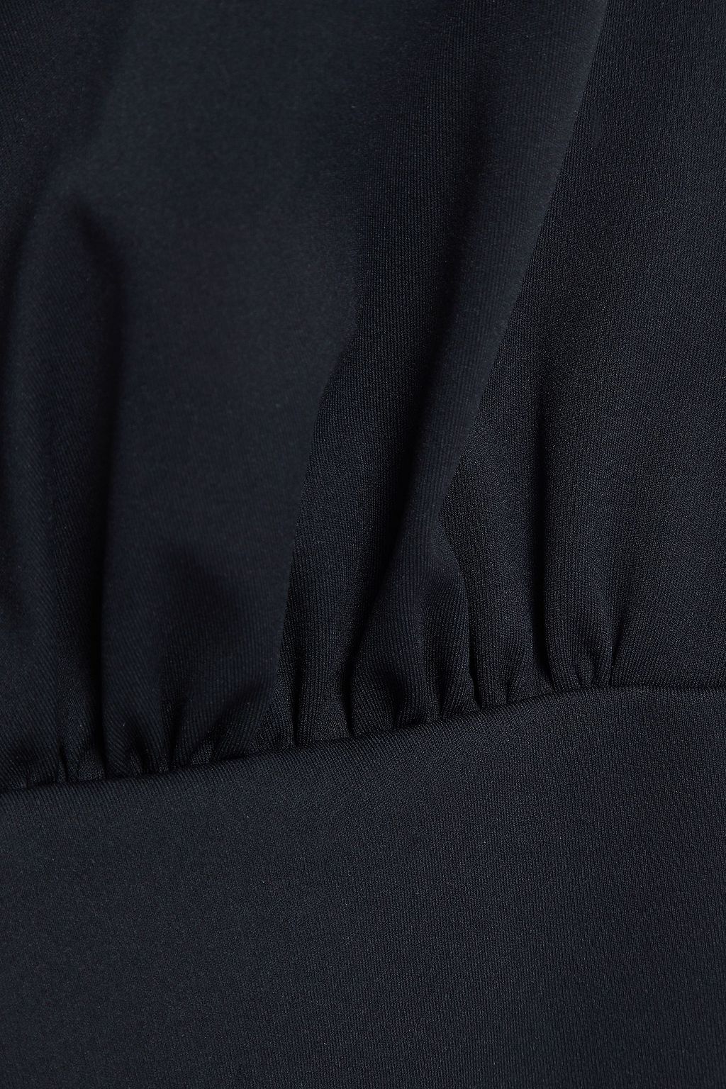I.D. SARRIERI Tulle-paneled halterneck swimsuit