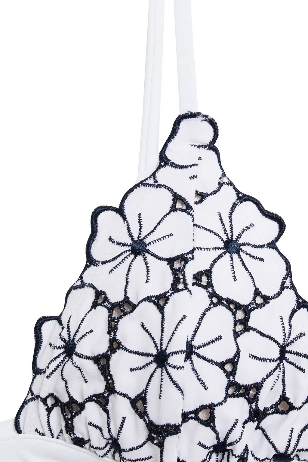 I.D. SARRIERI Embroidered triangle bikini top