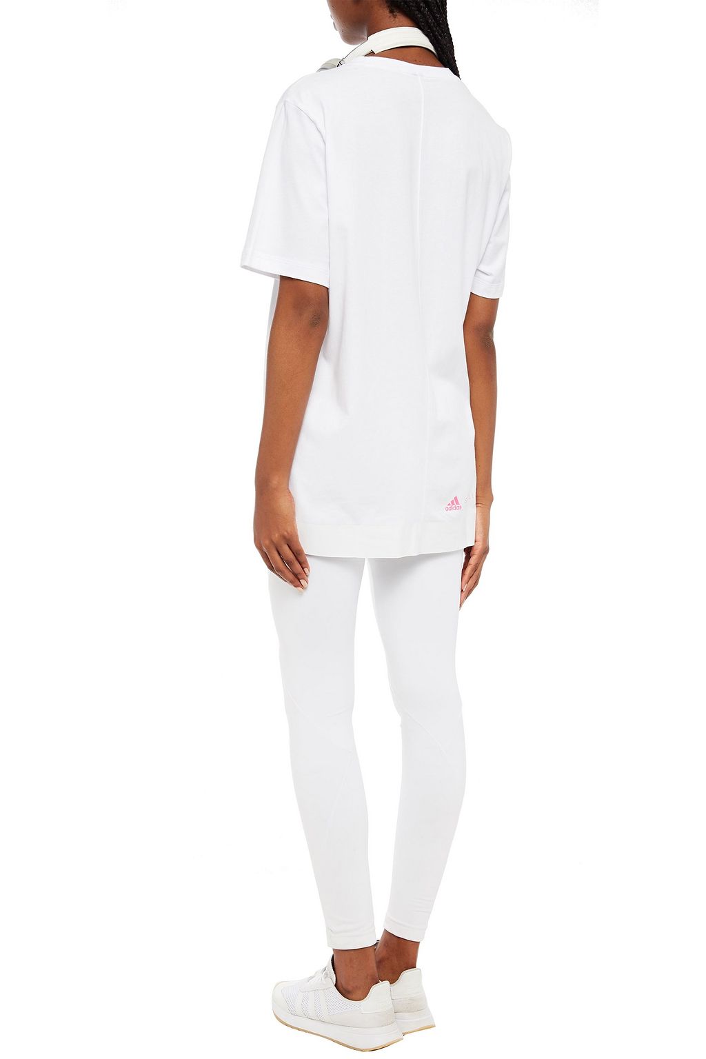 ADIDAS BY STELLA MCCARTNEY Printed organic cotton-jersey T-shirt