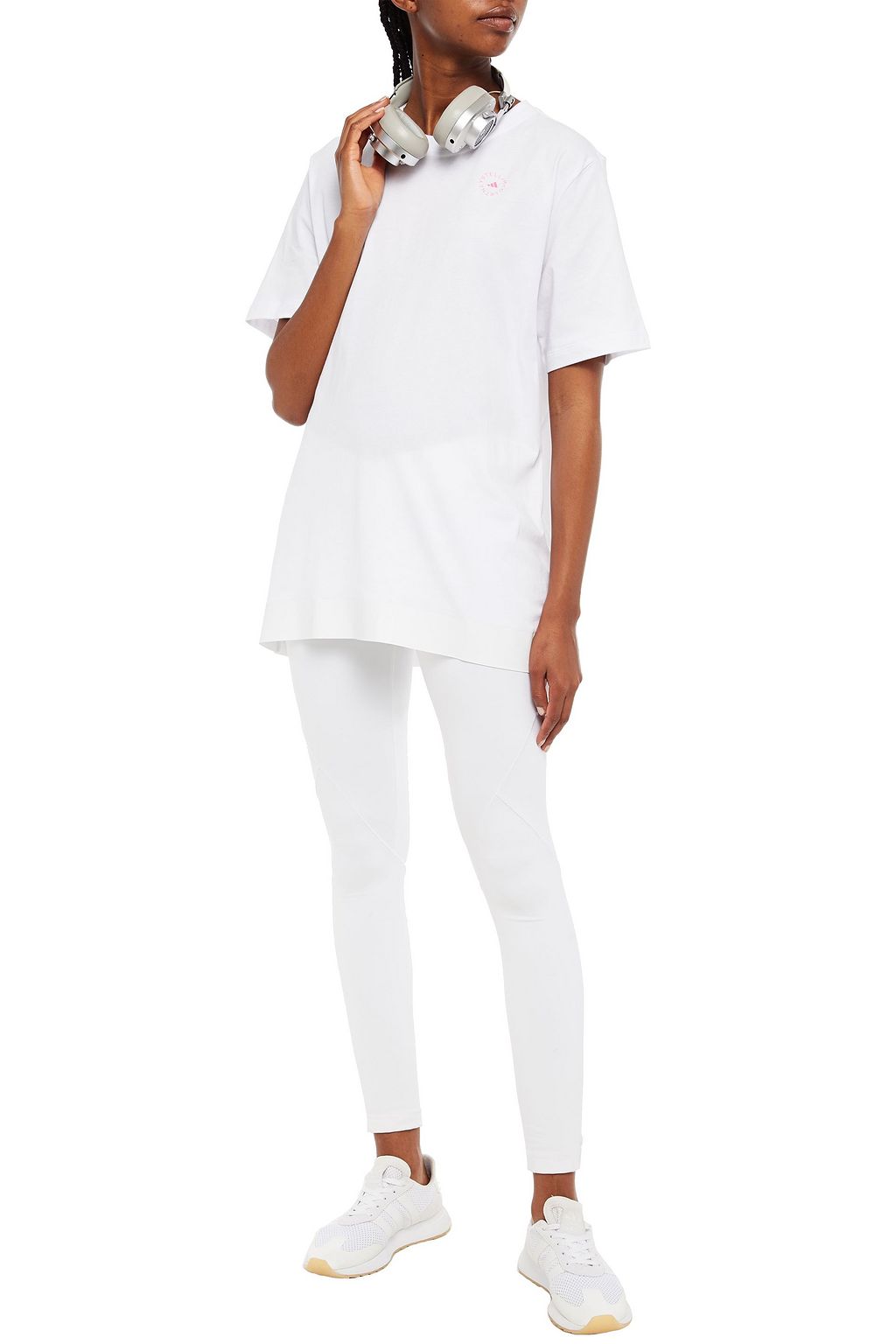 ADIDAS BY STELLA MCCARTNEY Printed organic cotton-jersey T-shirt
