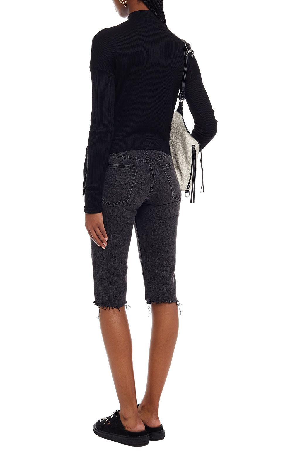 RAG & BONE Knotted ribbed-knit top