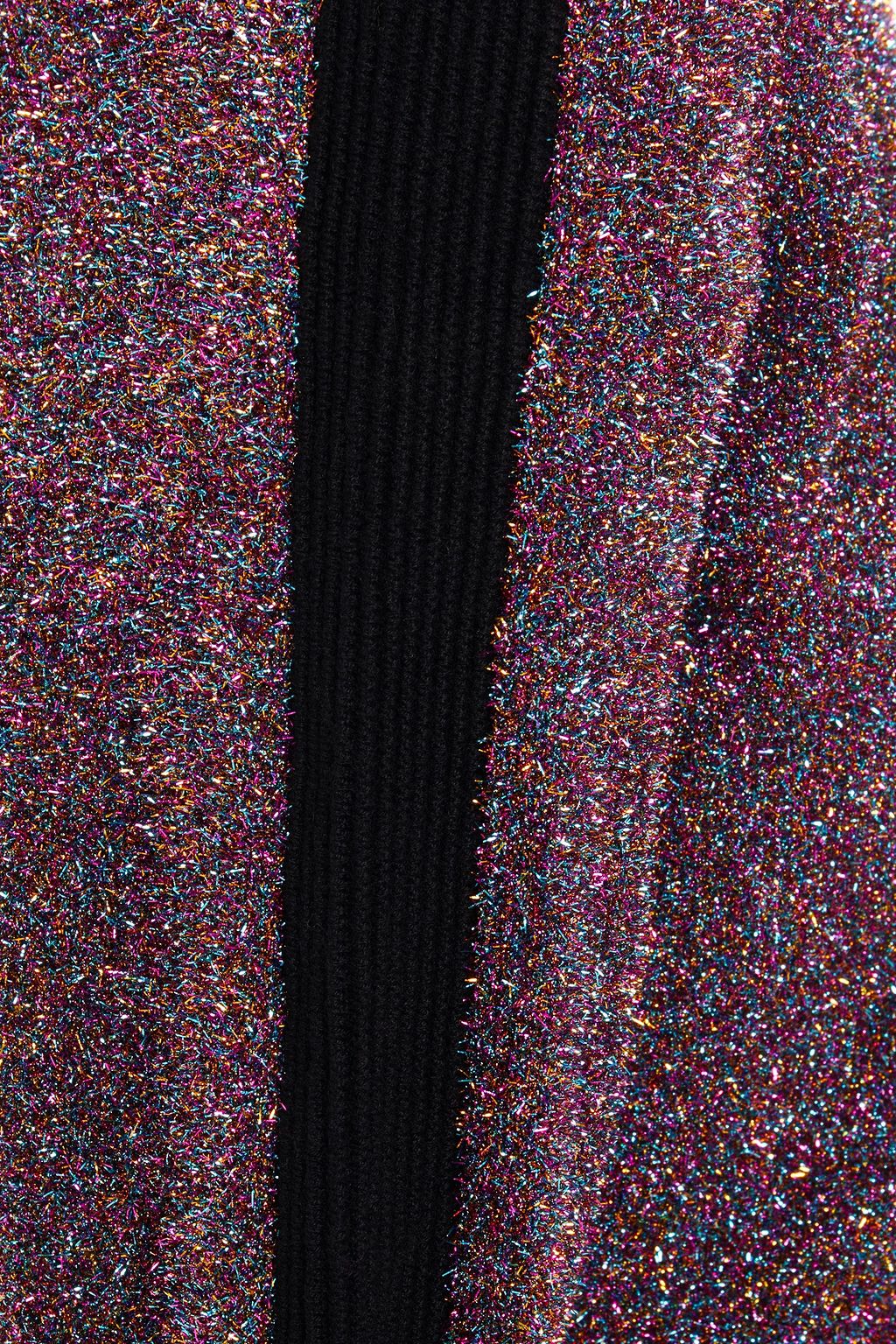 BELLA FREUD Metallic knitted tinsel sweater
