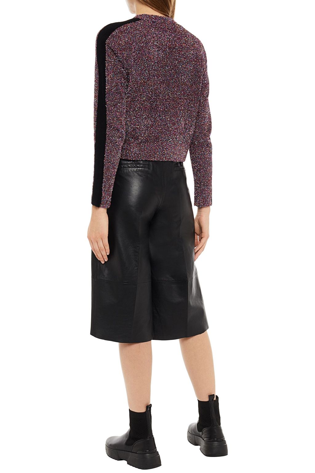 BELLA FREUD Metallic knitted tinsel sweater