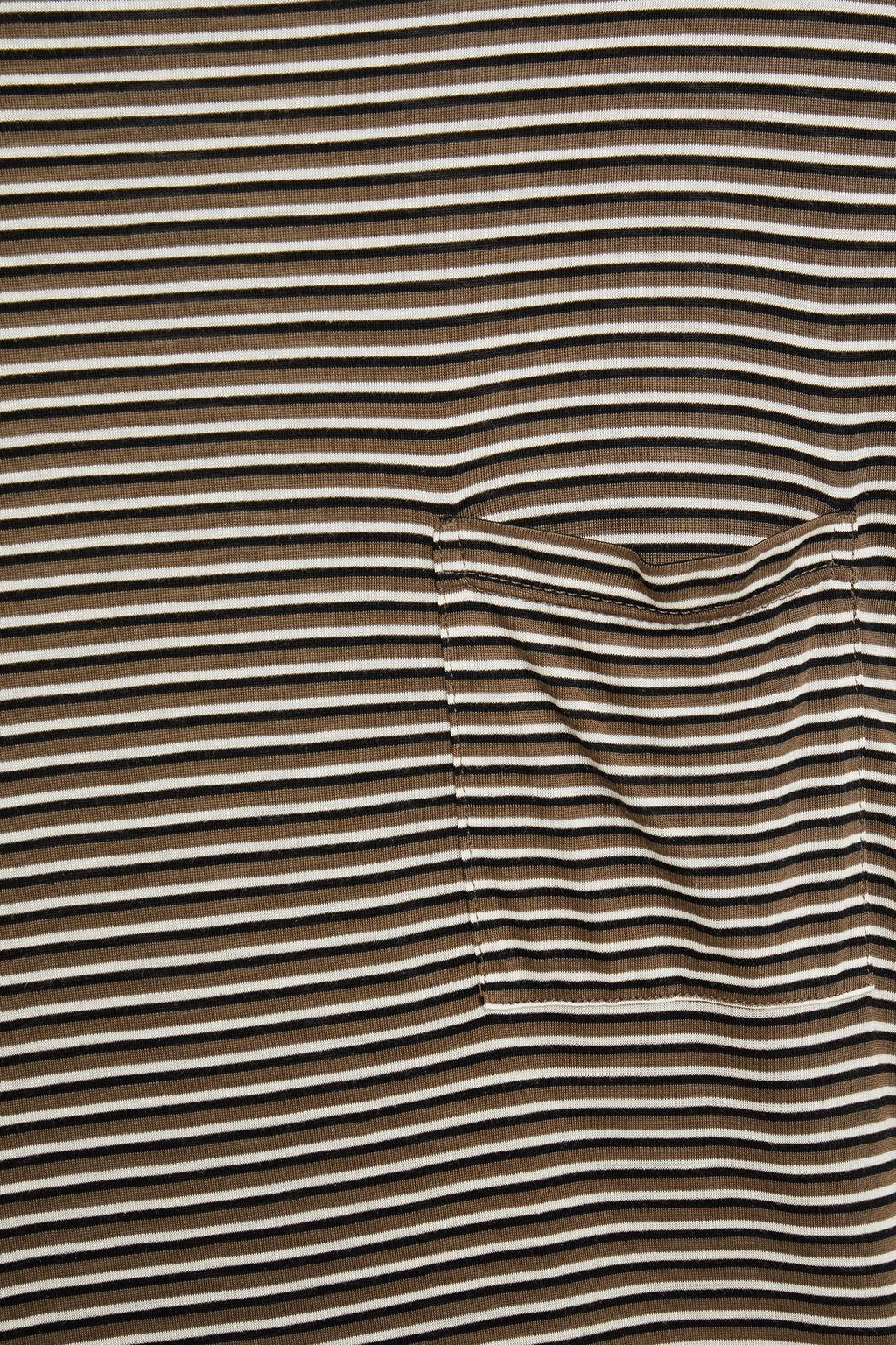 THEORY Striped modal-jersey T-shirt