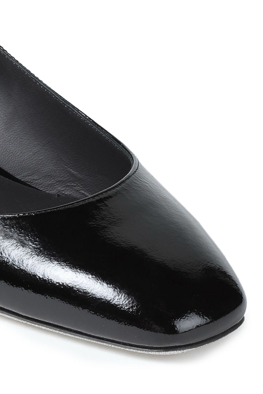 RENE' CAOVILLA Lady Perla embellished patent-leather pumps