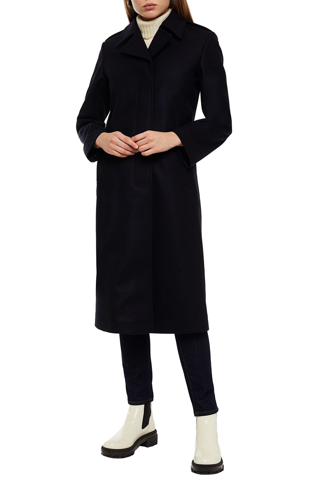 BELLA FREUD Wool-felt coat
