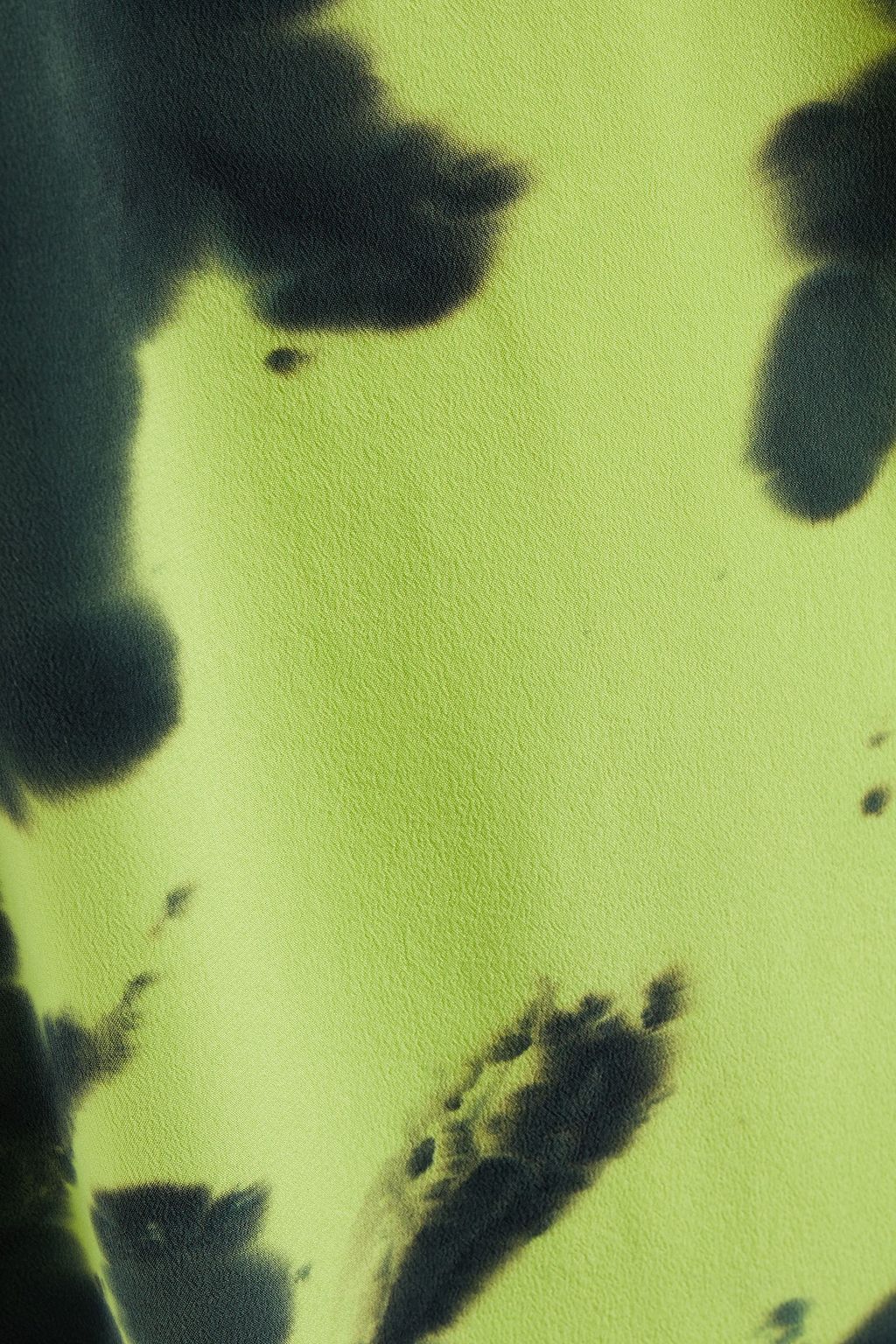 MCQ ALEXANDER MCQUEEN Genesis II tie-dyed silk crepe de chine mini dress
