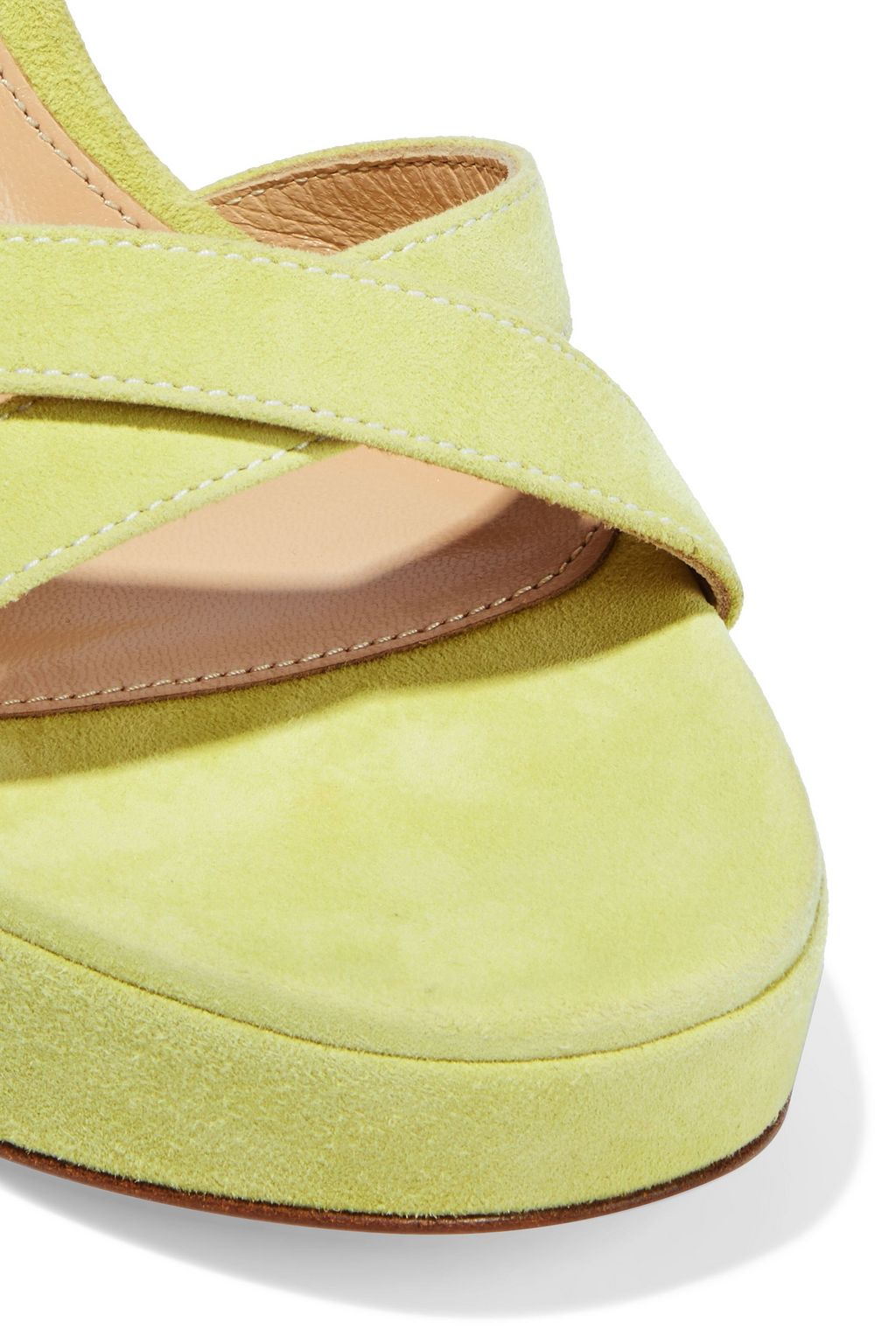 GIANVITO ROSSI Poppy 85 suede platform sandals