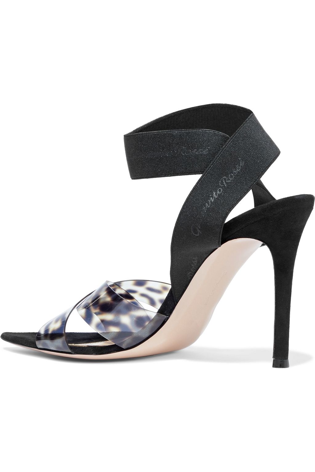 GIANVITO ROSSI Allegra leopard-print PVC sandals