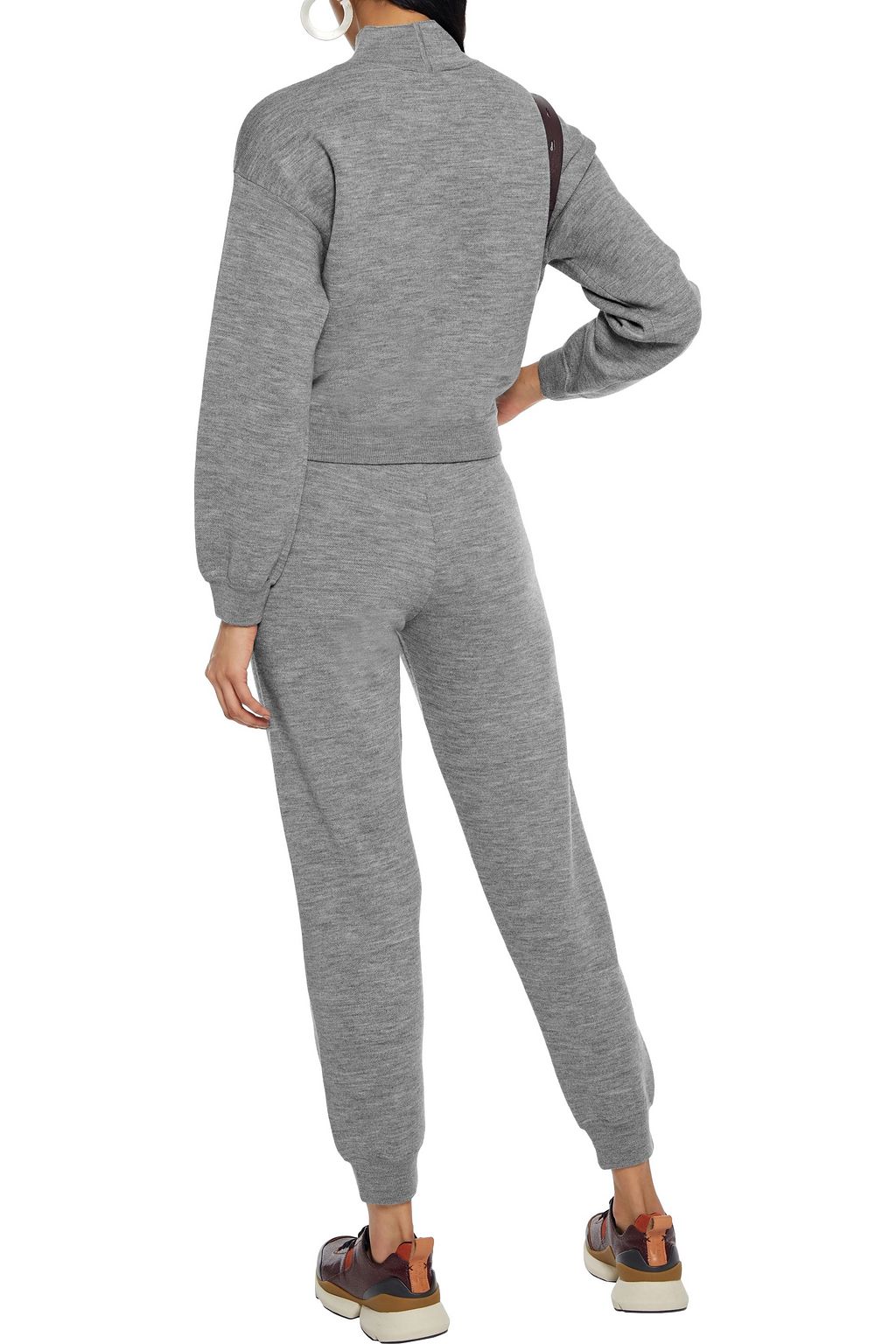 ALICE + OLIVIA Cropped wool-blend tapered pants