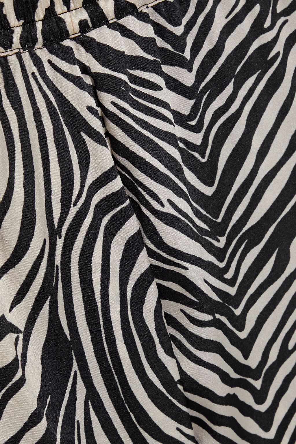 STELLA MCCARTNEY Maggie Twisting printed silk-blend satin pajama pants