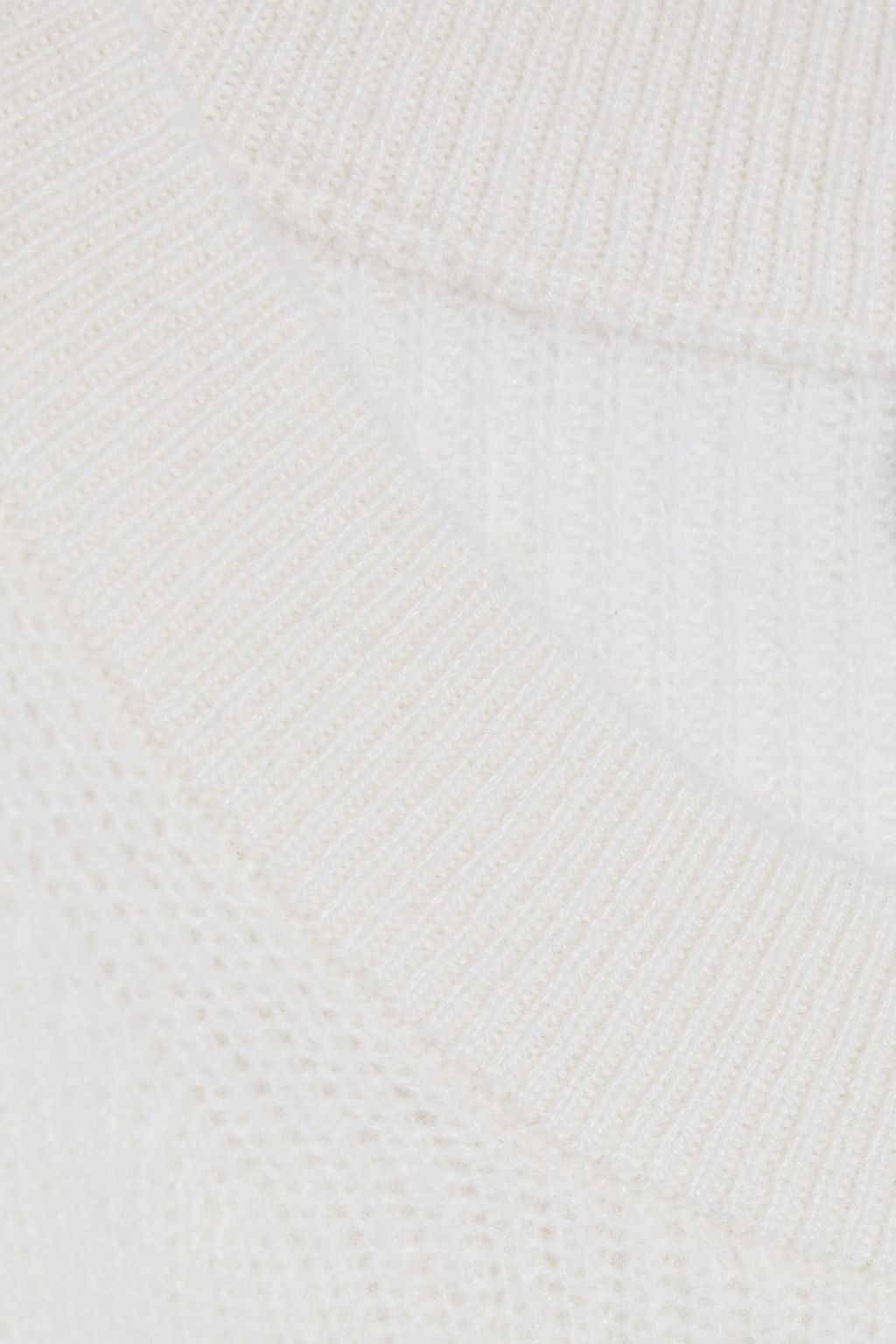 ALICE + OLIVIA Corvina cropped ribbed cashmere-blend sweater
