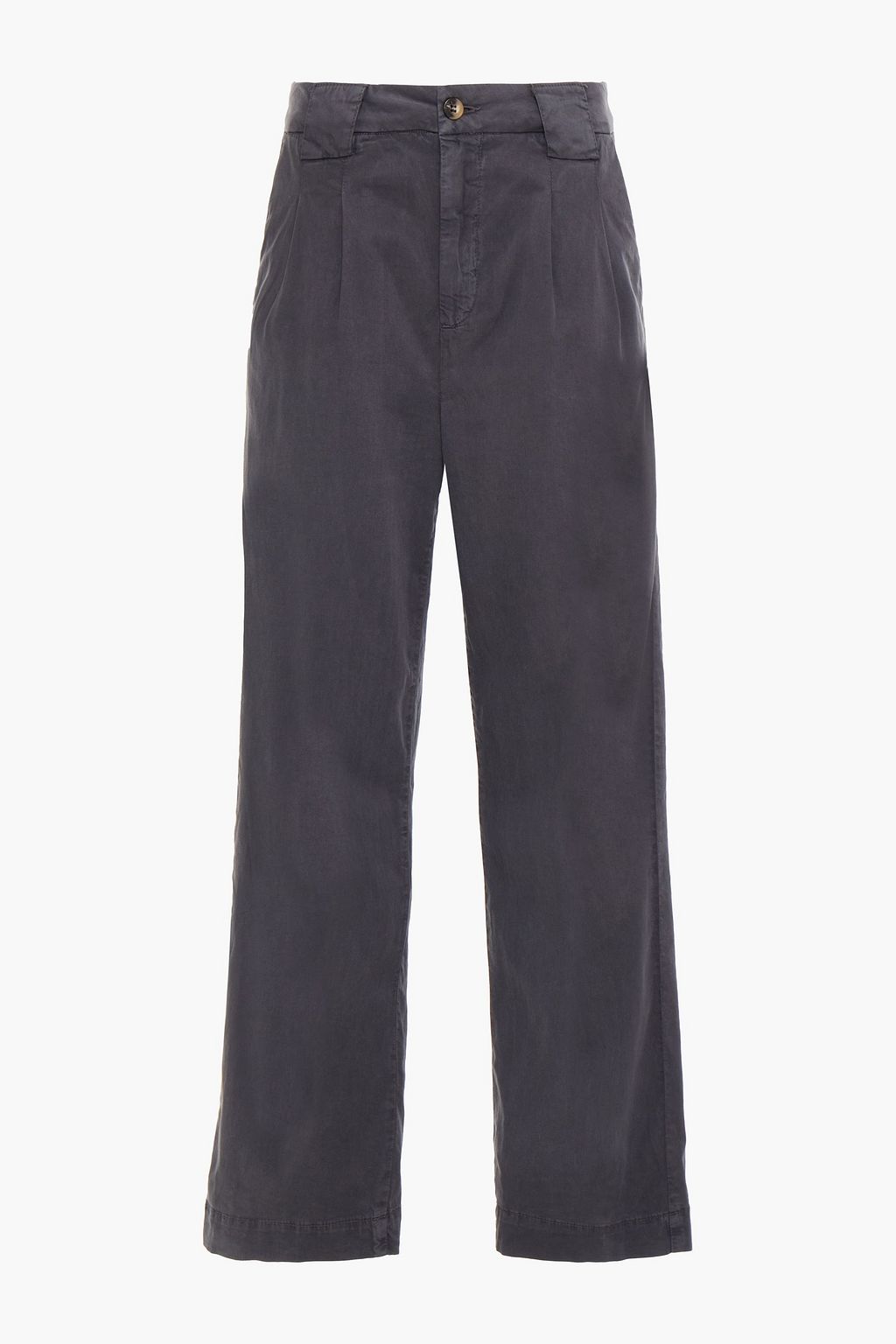 Charcoal Paige pleated Lyocell-blend 