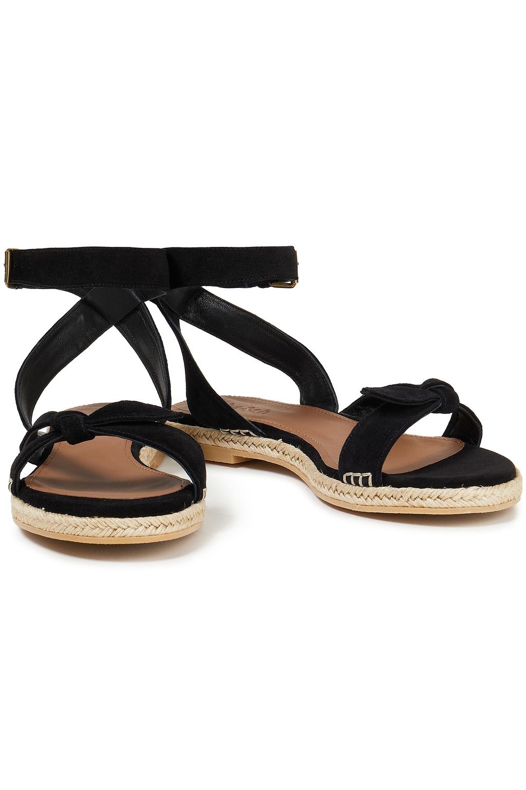 BA&SH Knotted suede sandals