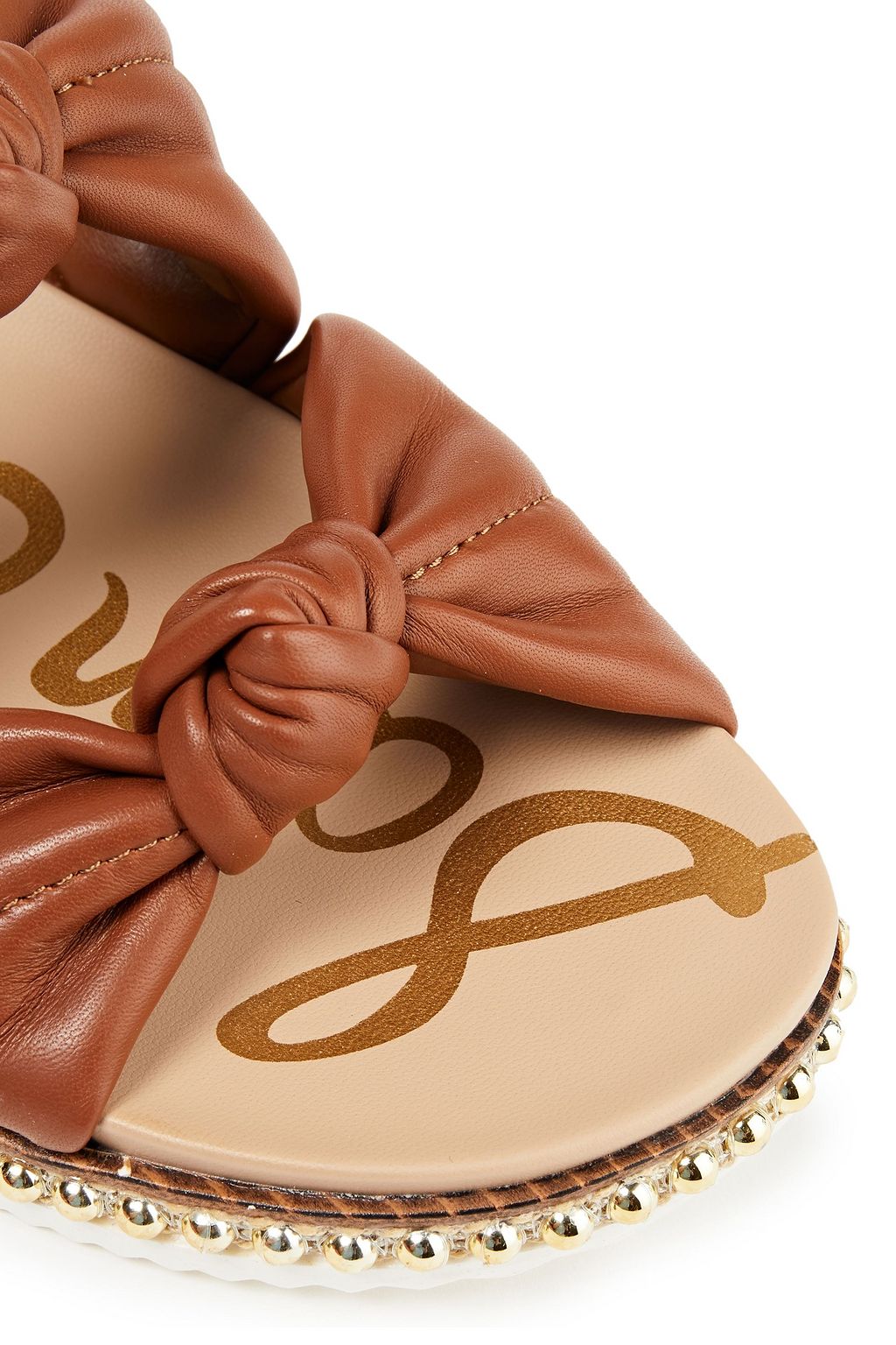SAM EDELMAN Knotted leather sandals