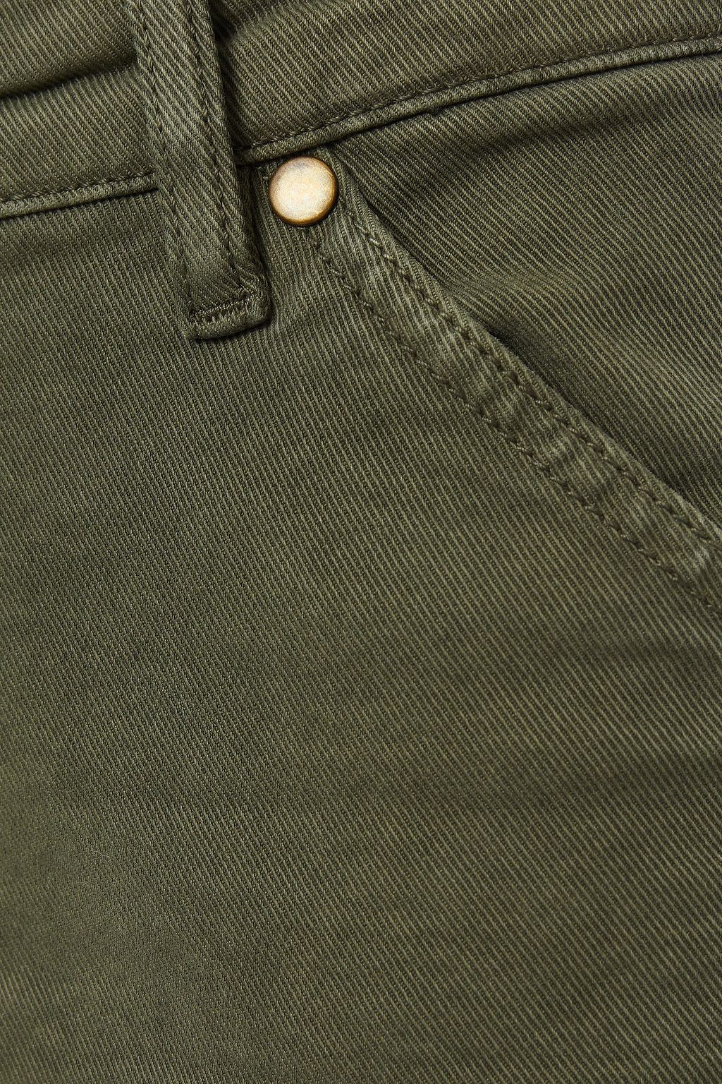 BA&SH Cropped high-rise slim-leg jeans