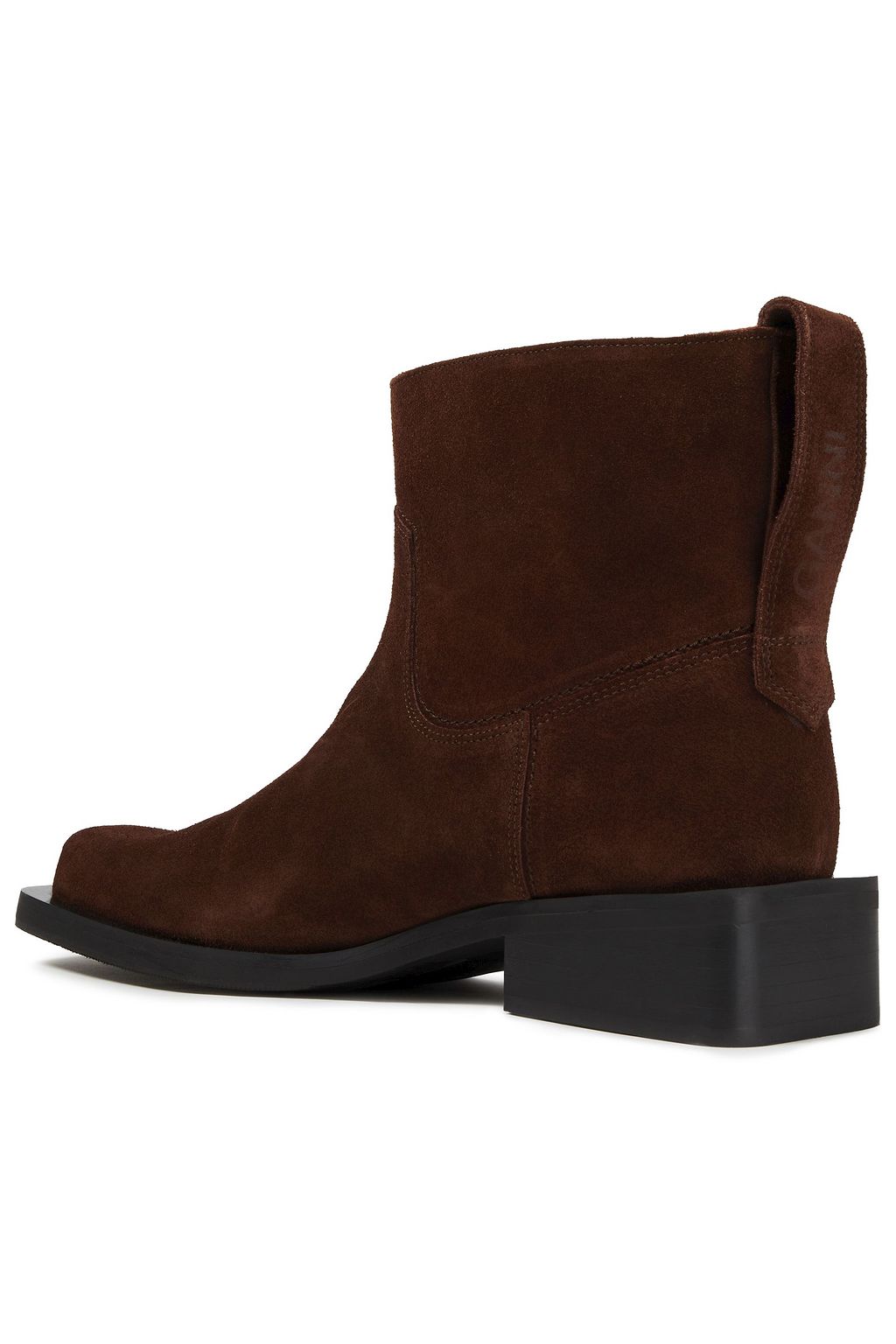 GANNI Suede ankle boots