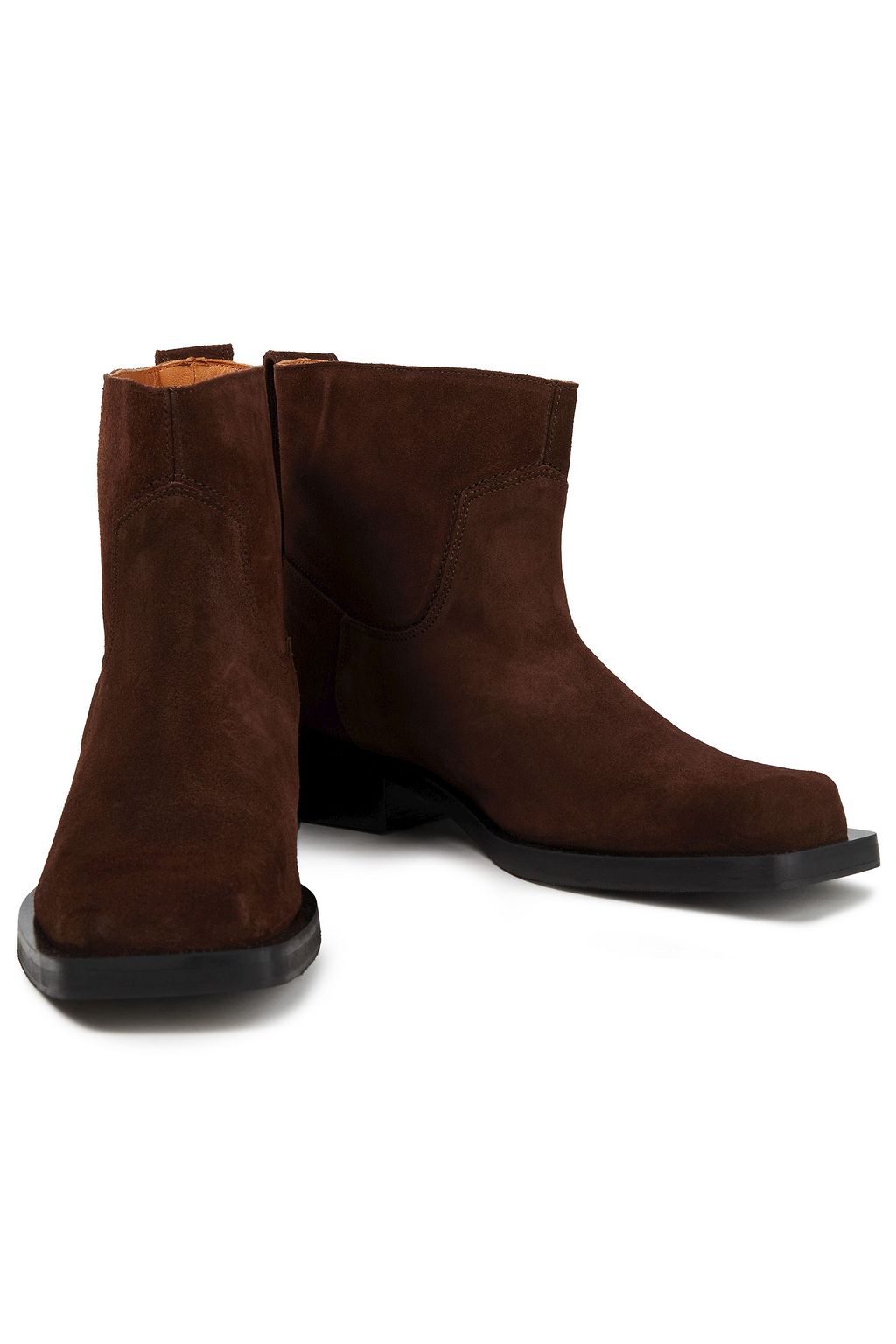 GANNI Suede ankle boots