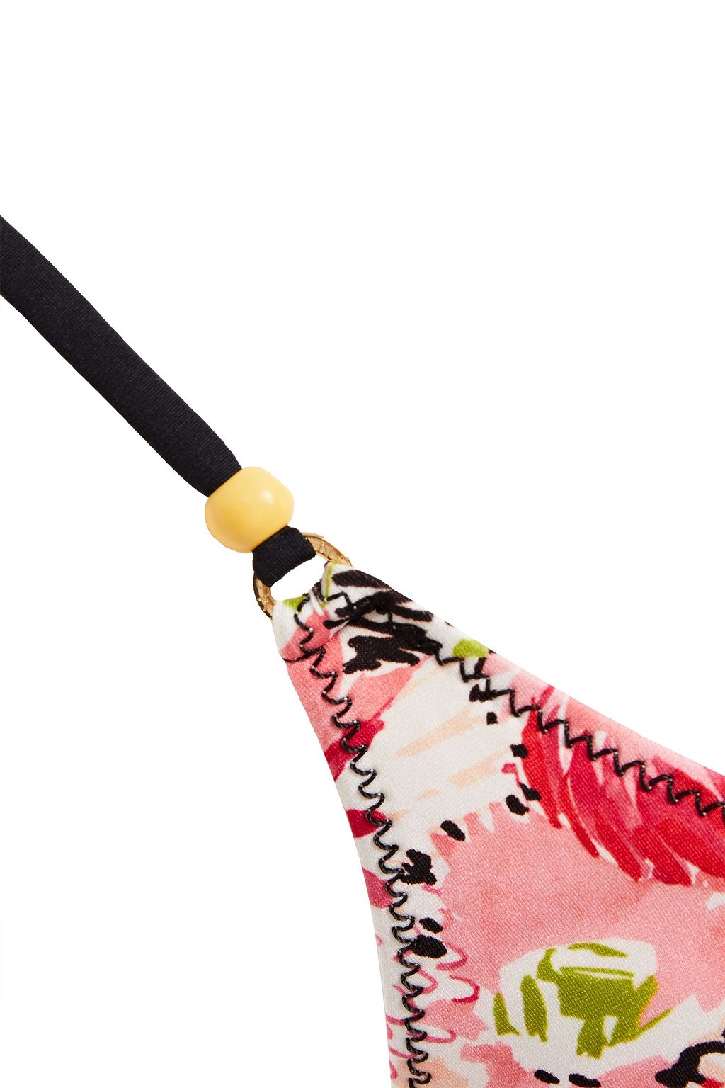 STELLA MCCARTNEY Linda floral-print triangle bikini top