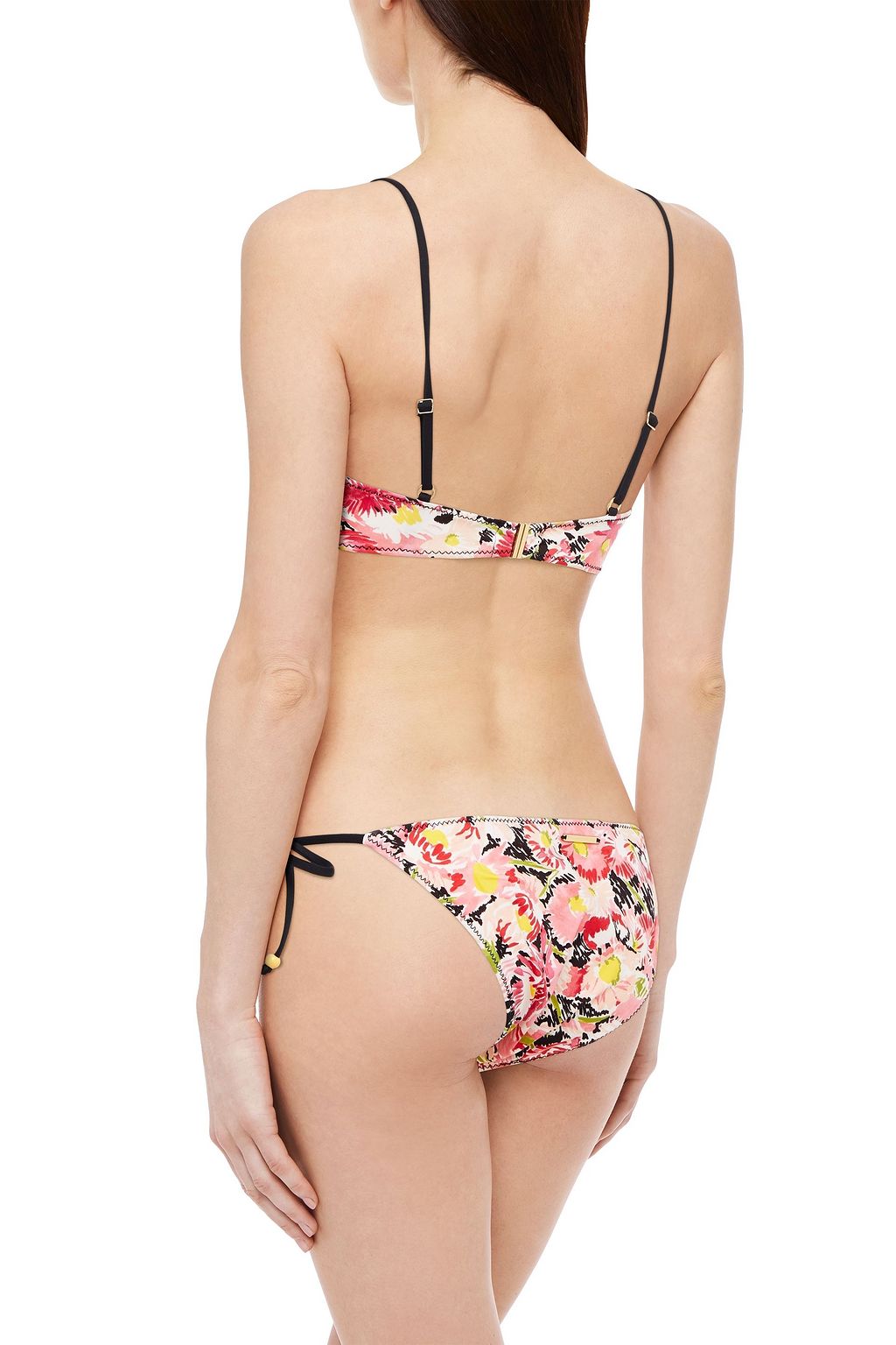 STELLA MCCARTNEY Linda floral-print triangle bikini top