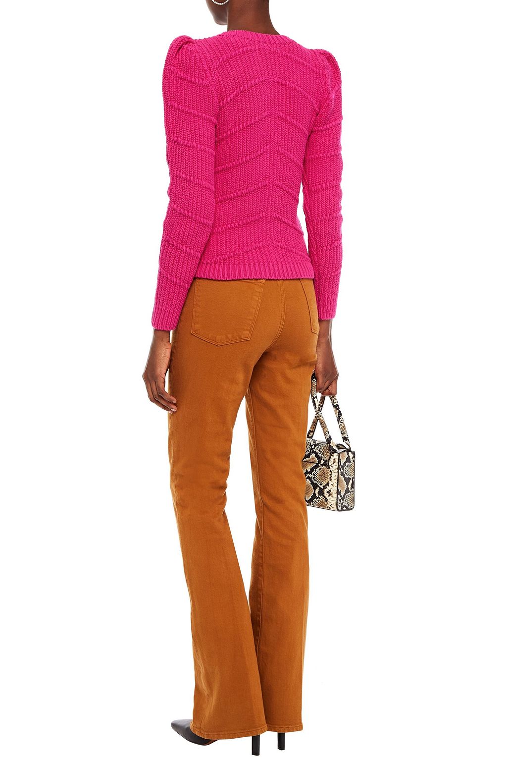 BA&SH Dabney ribbed cotton-blend sweater