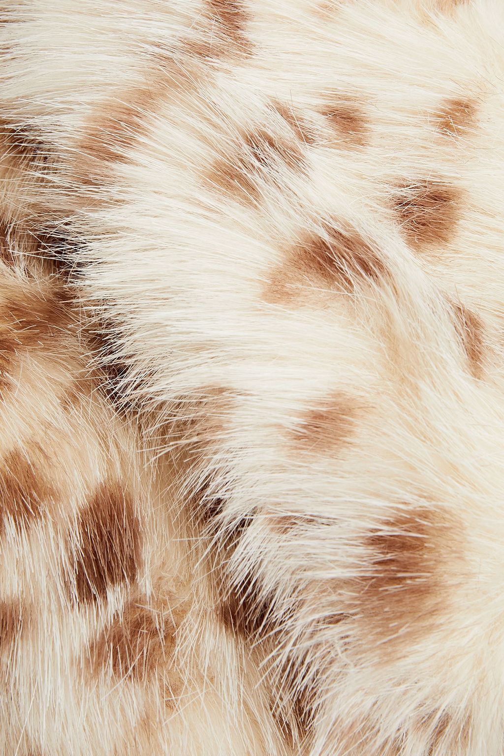 KATE SPADE NEW YORK Leopard-print faux fur jacket