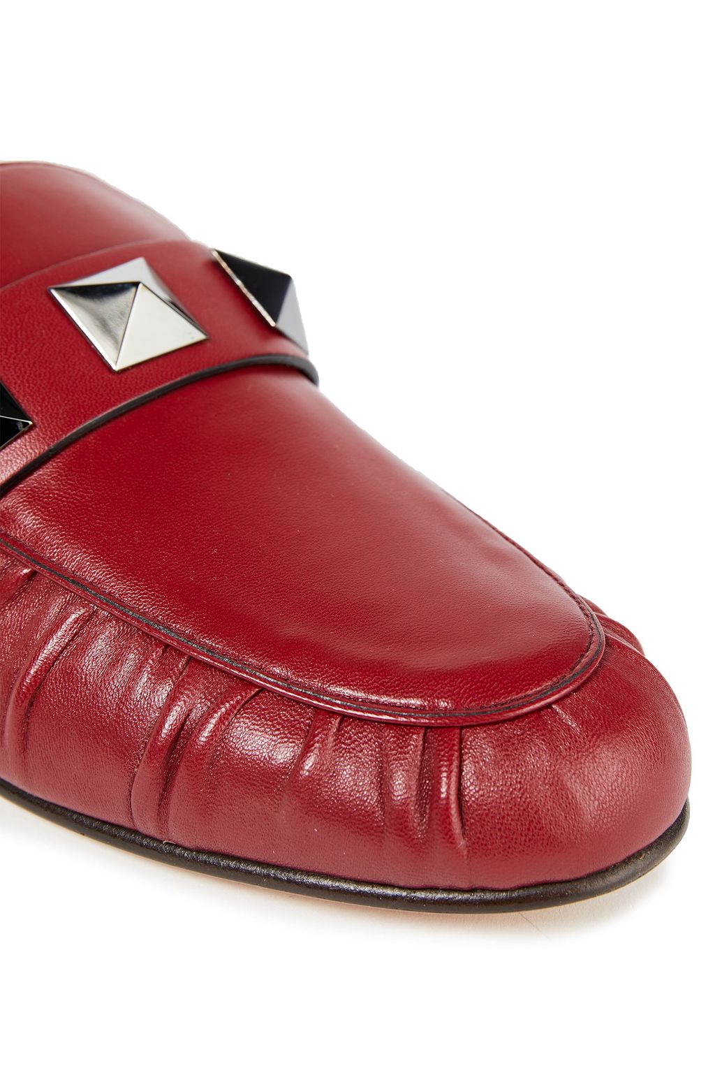 VALENTINO GARAVANI Macro Stud leather loafers