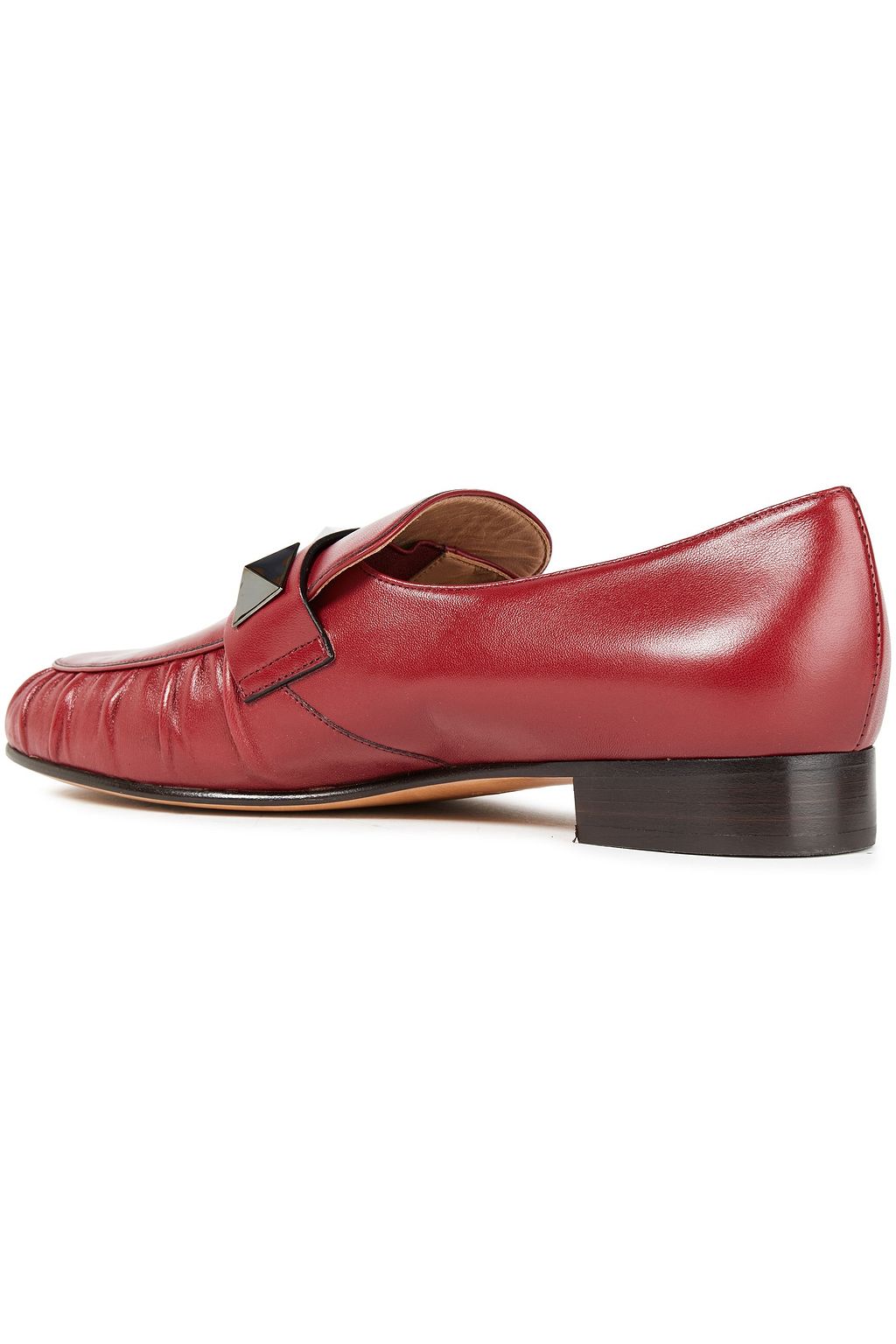 VALENTINO GARAVANI Macro Stud leather loafers