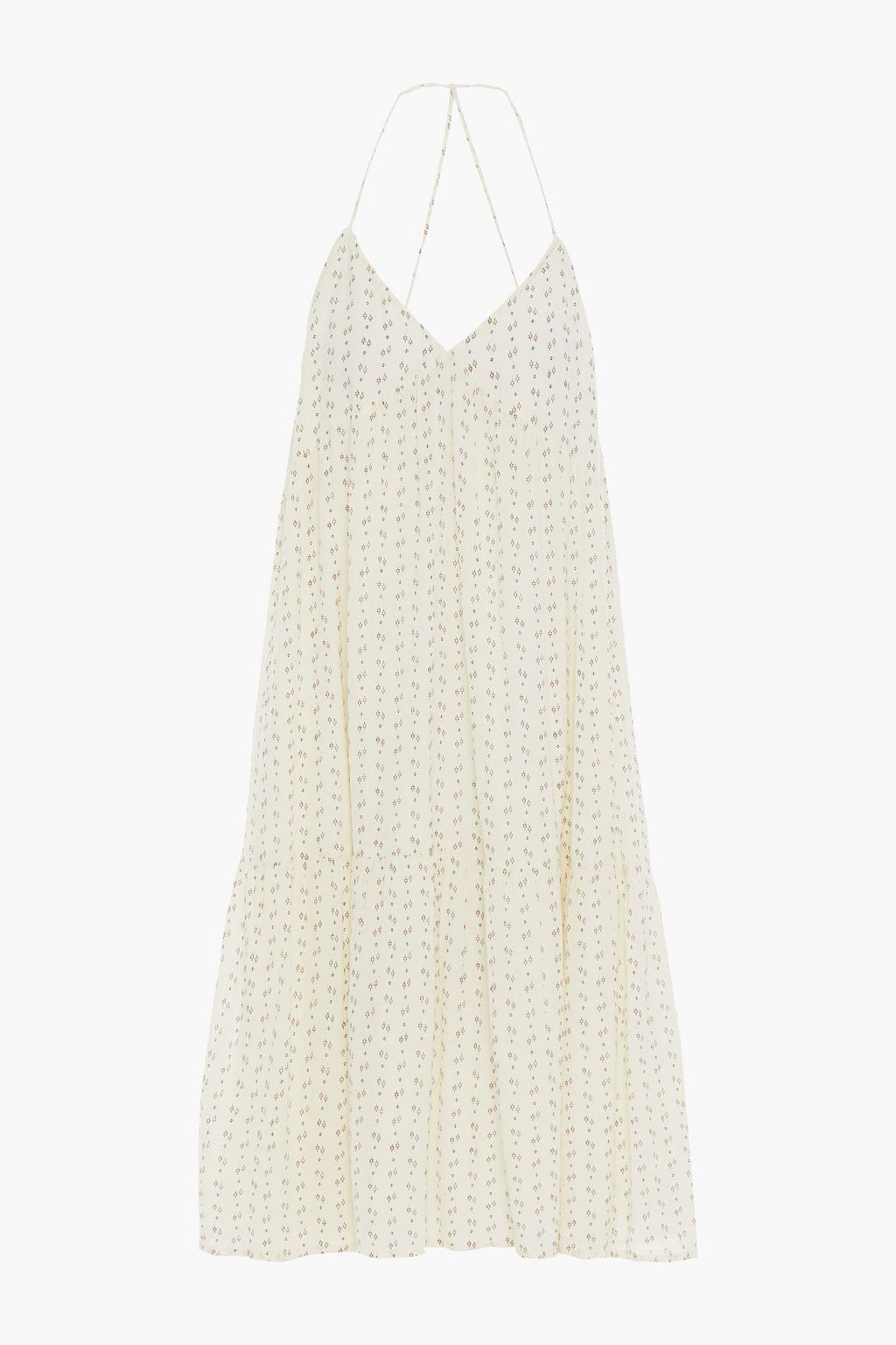 BA&SH Ella printed jacquard midi dress | THE OUTNET