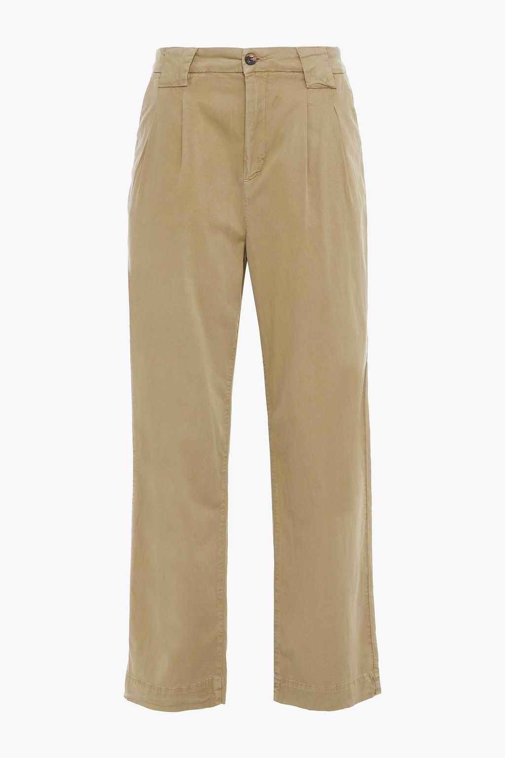 BA&SH Paige pleated Lyocell-blend straight-leg pants | Sale up to 70% ...