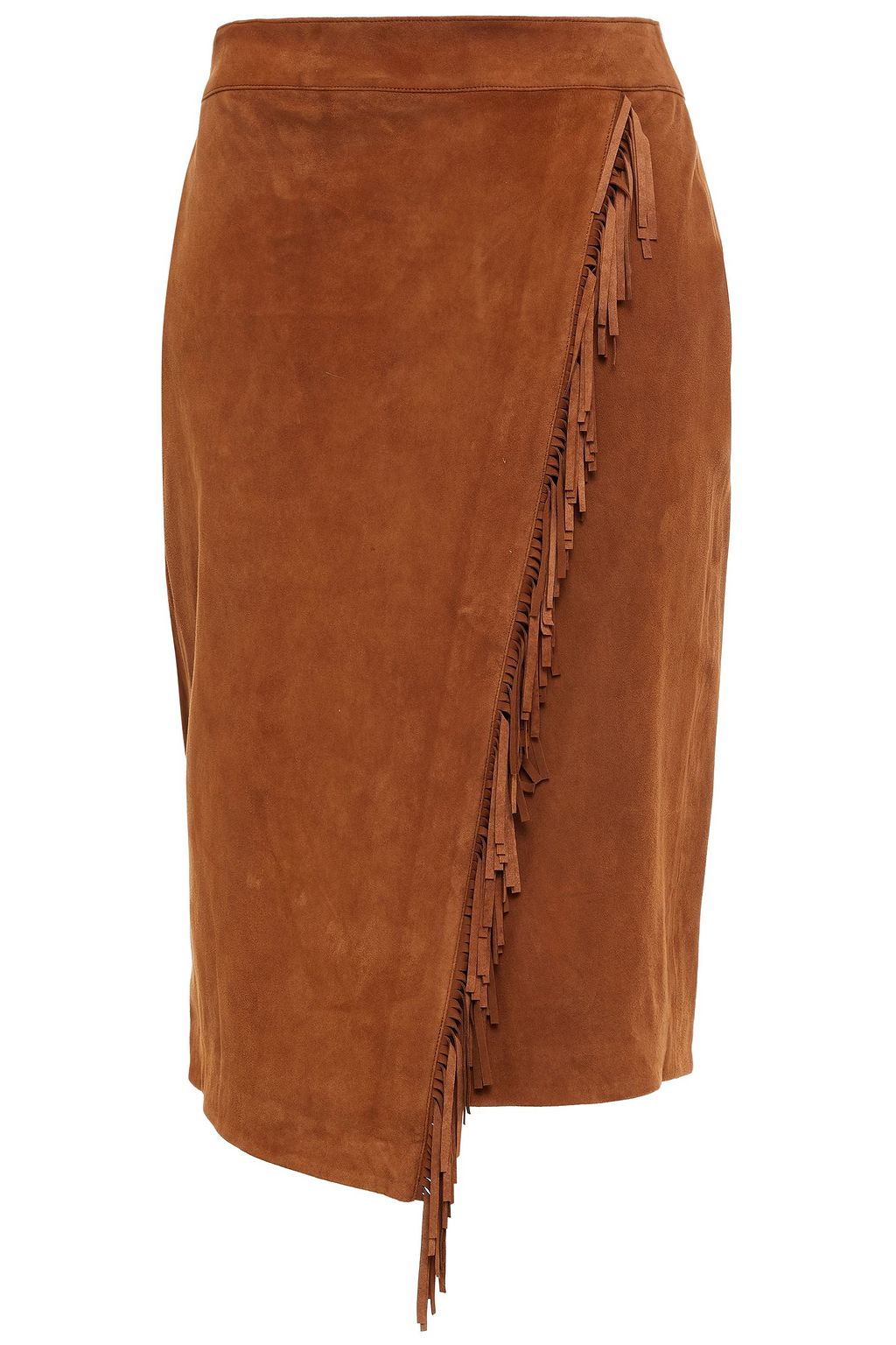 suede effect skirt